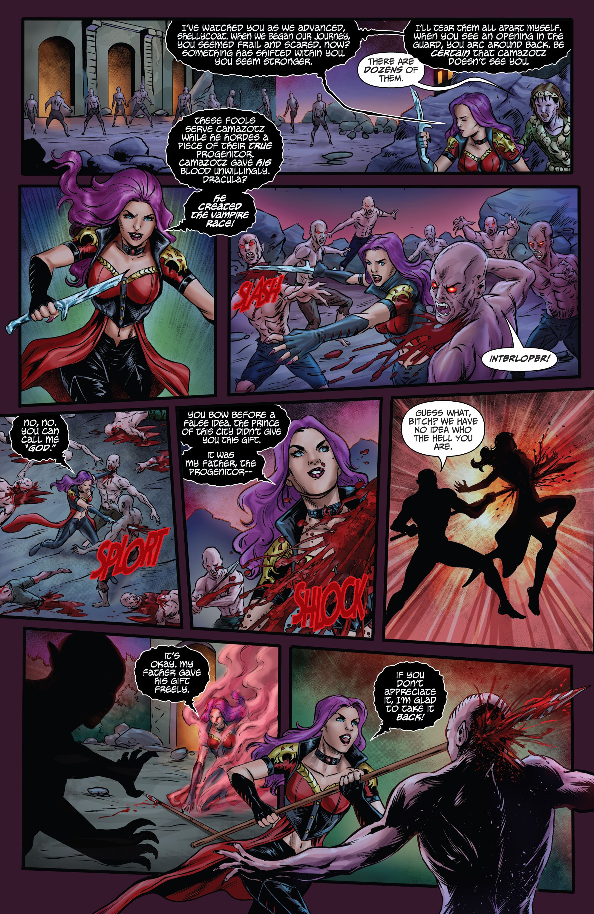 Read online Grimm Universe Presents Quarterly: Dracula's Daughter comic -  Issue # TPB - 49