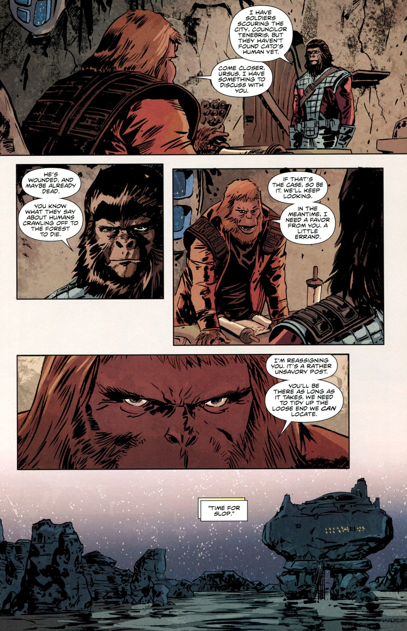 Read online Betrayal of the Planet of the Apes comic -  Issue #2 - 22