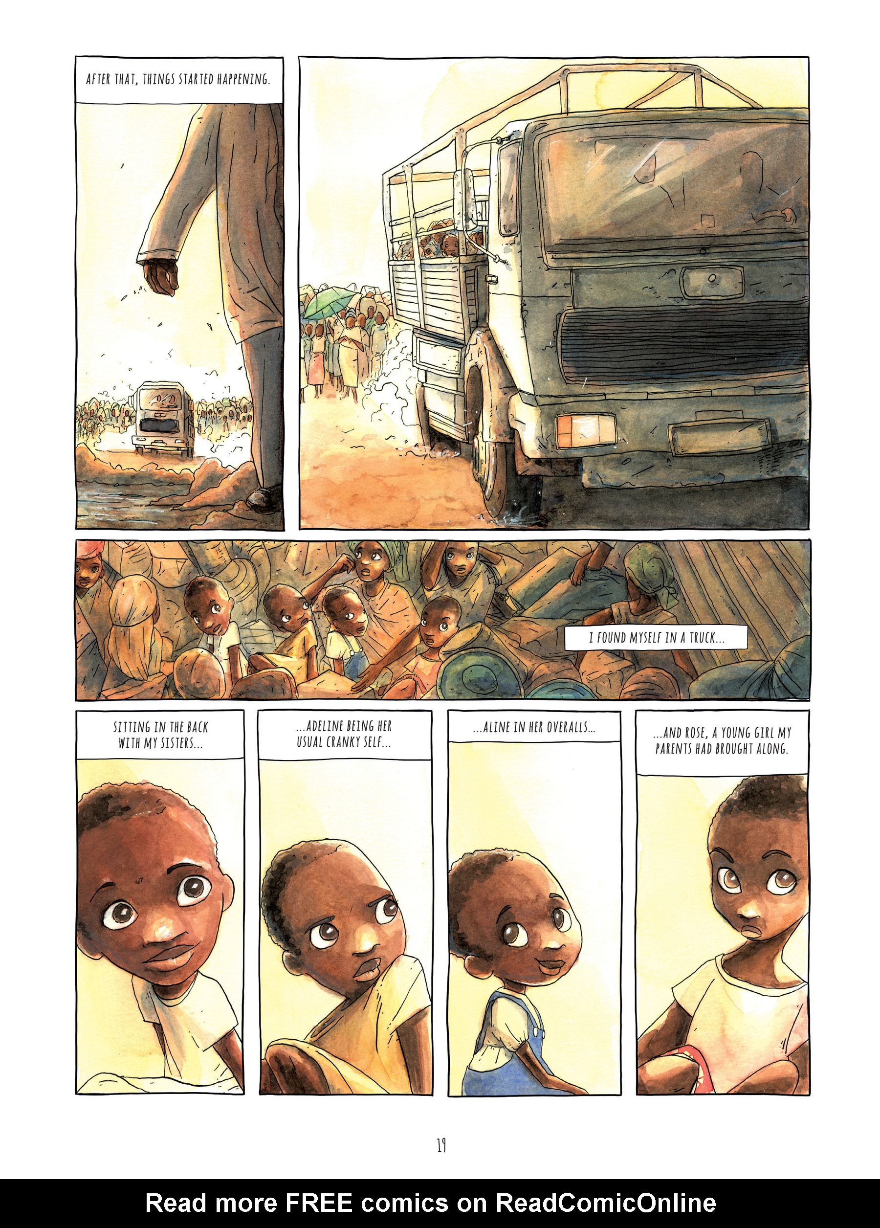 Read online Alice on the Run: One Child's Journey Through the Rwandan Civil War comic -  Issue # TPB - 18