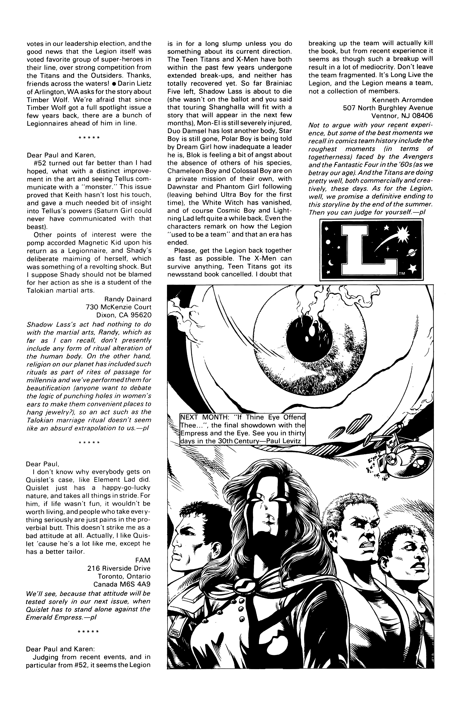 Read online Legion of Super-Heroes (1984) comic -  Issue #57 - 30