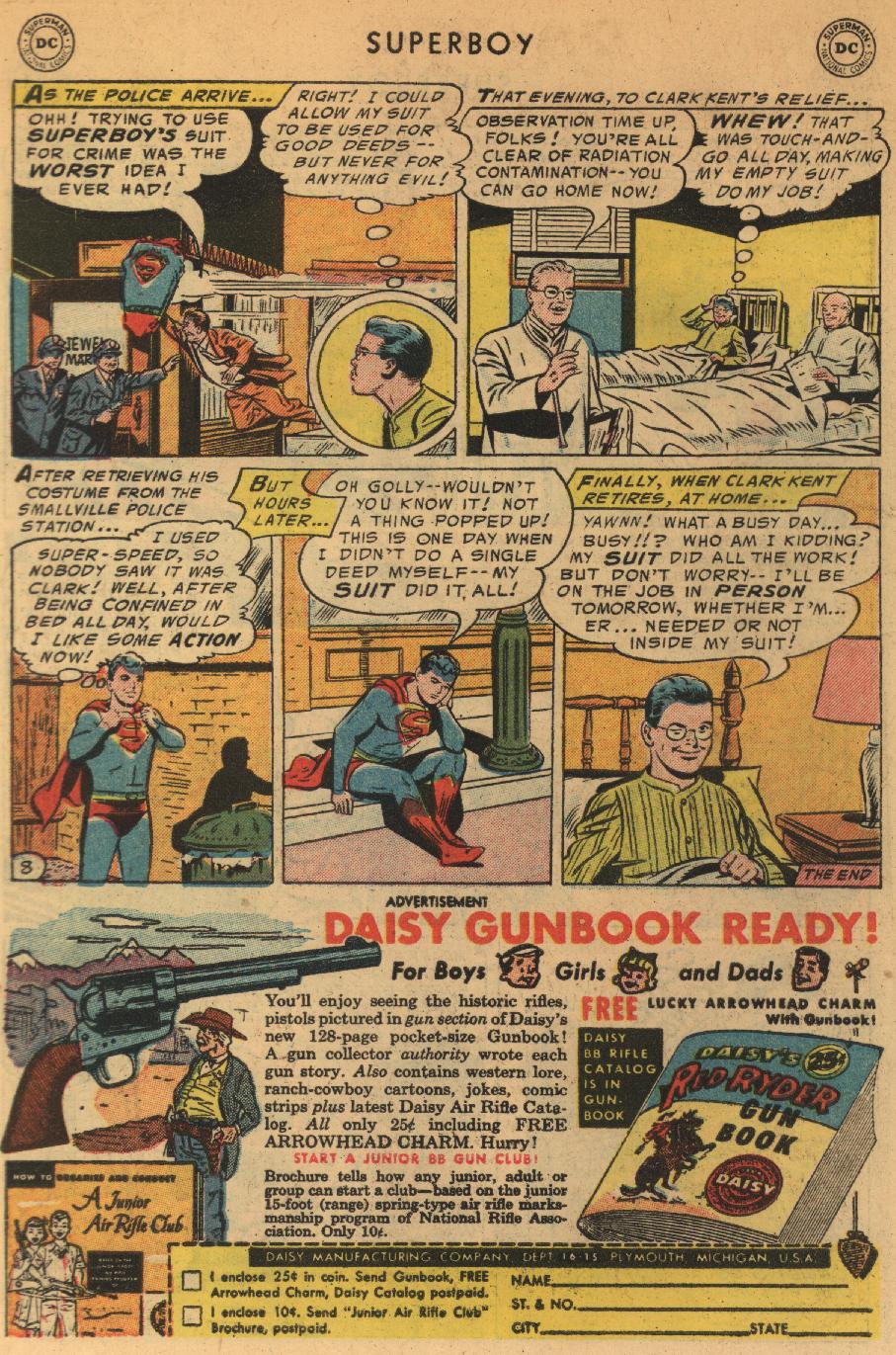 Read online Superboy (1949) comic -  Issue #44 - 9