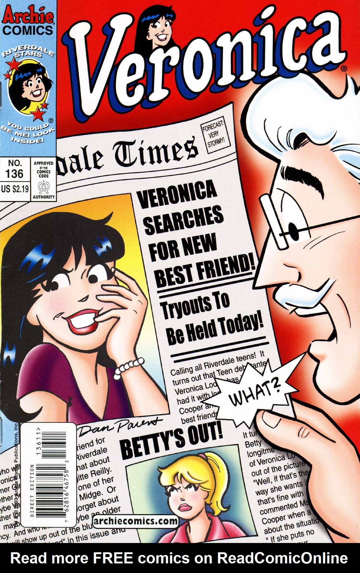 Read online Veronica comic -  Issue #136 - 1