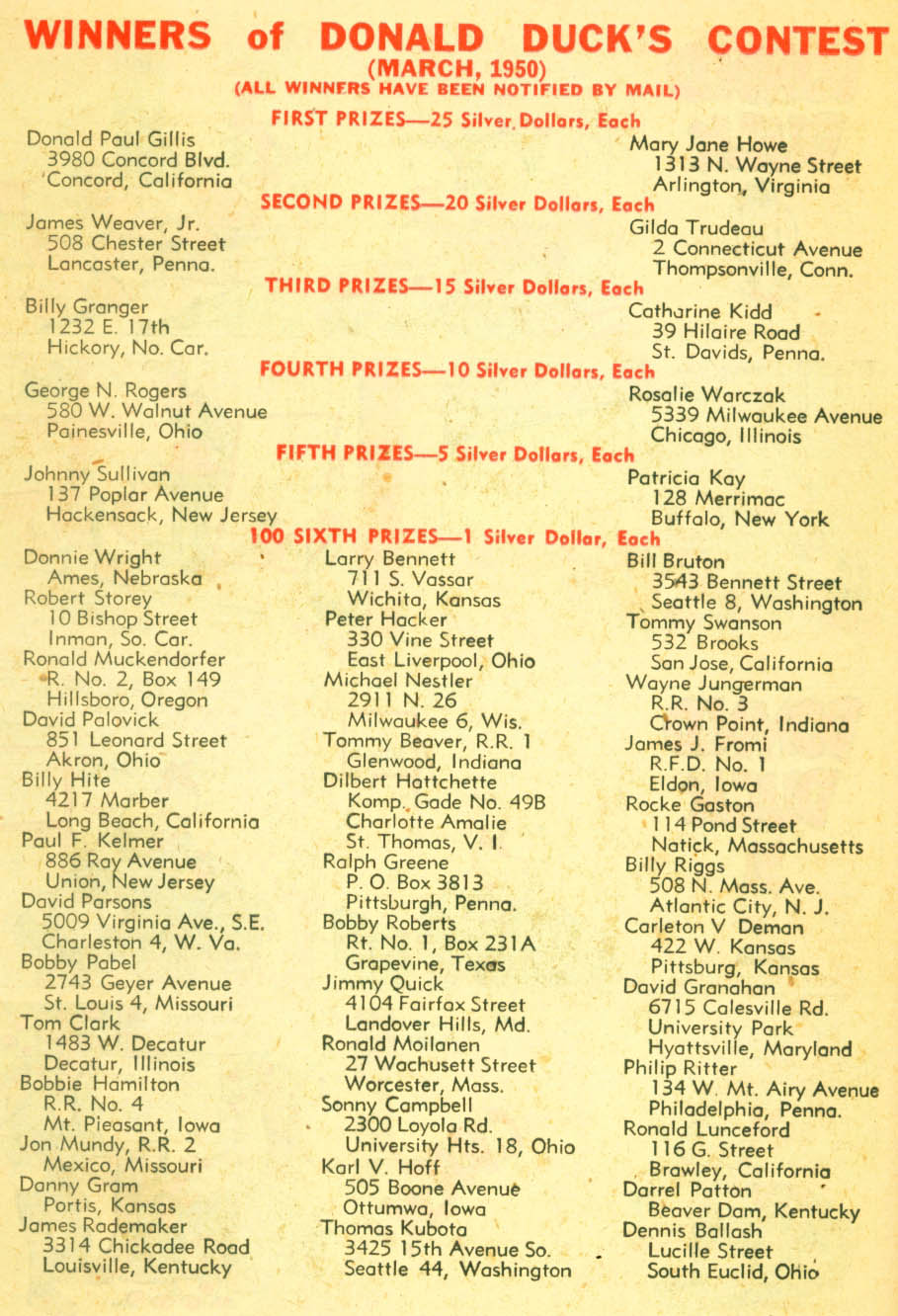 Read online Walt Disney's Comics and Stories comic -  Issue #121 - 32