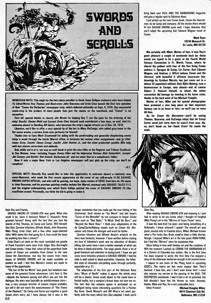 Read online The Savage Sword Of Conan comic -  Issue #38 - 63