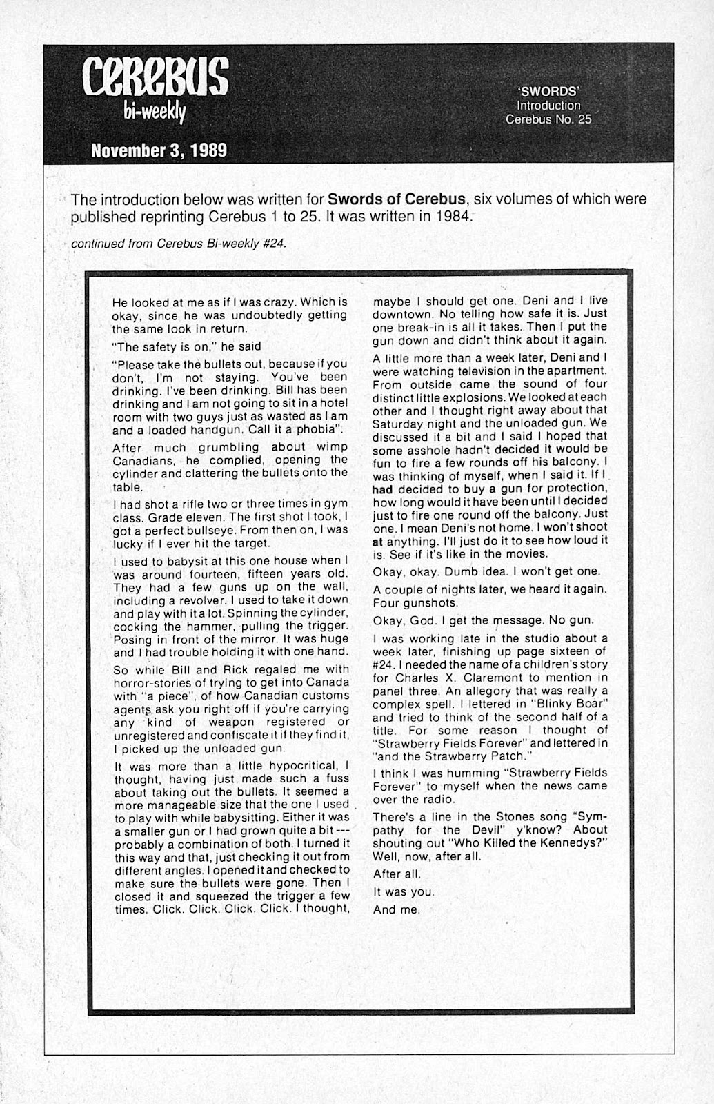 Cerebus issue 25 - Page 3