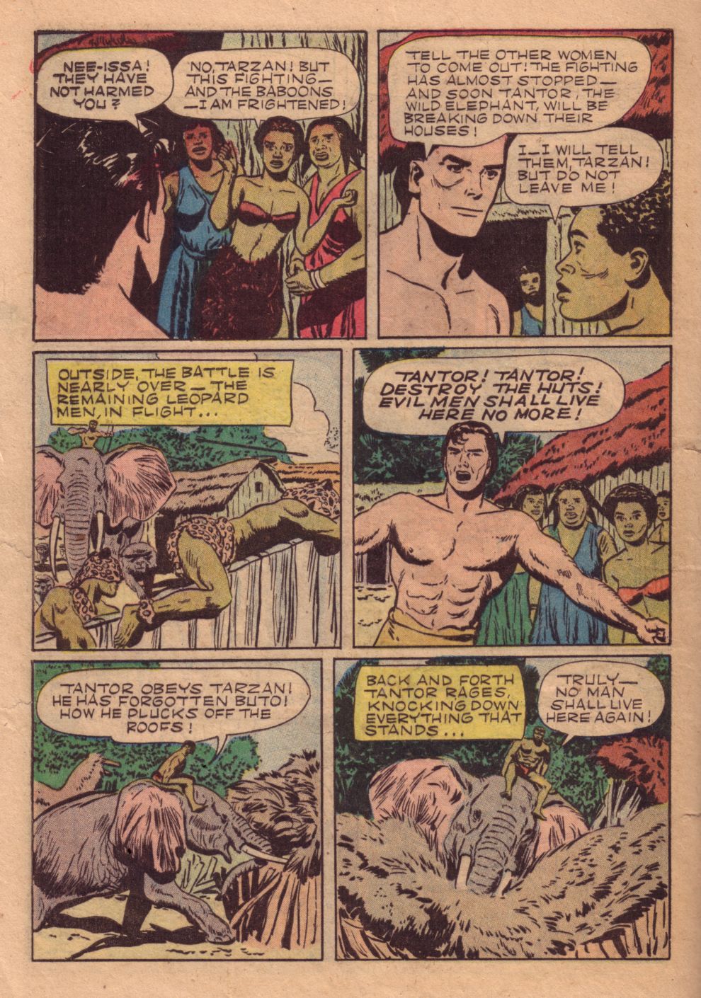 Read online Tarzan (1948) comic -  Issue #40 - 40