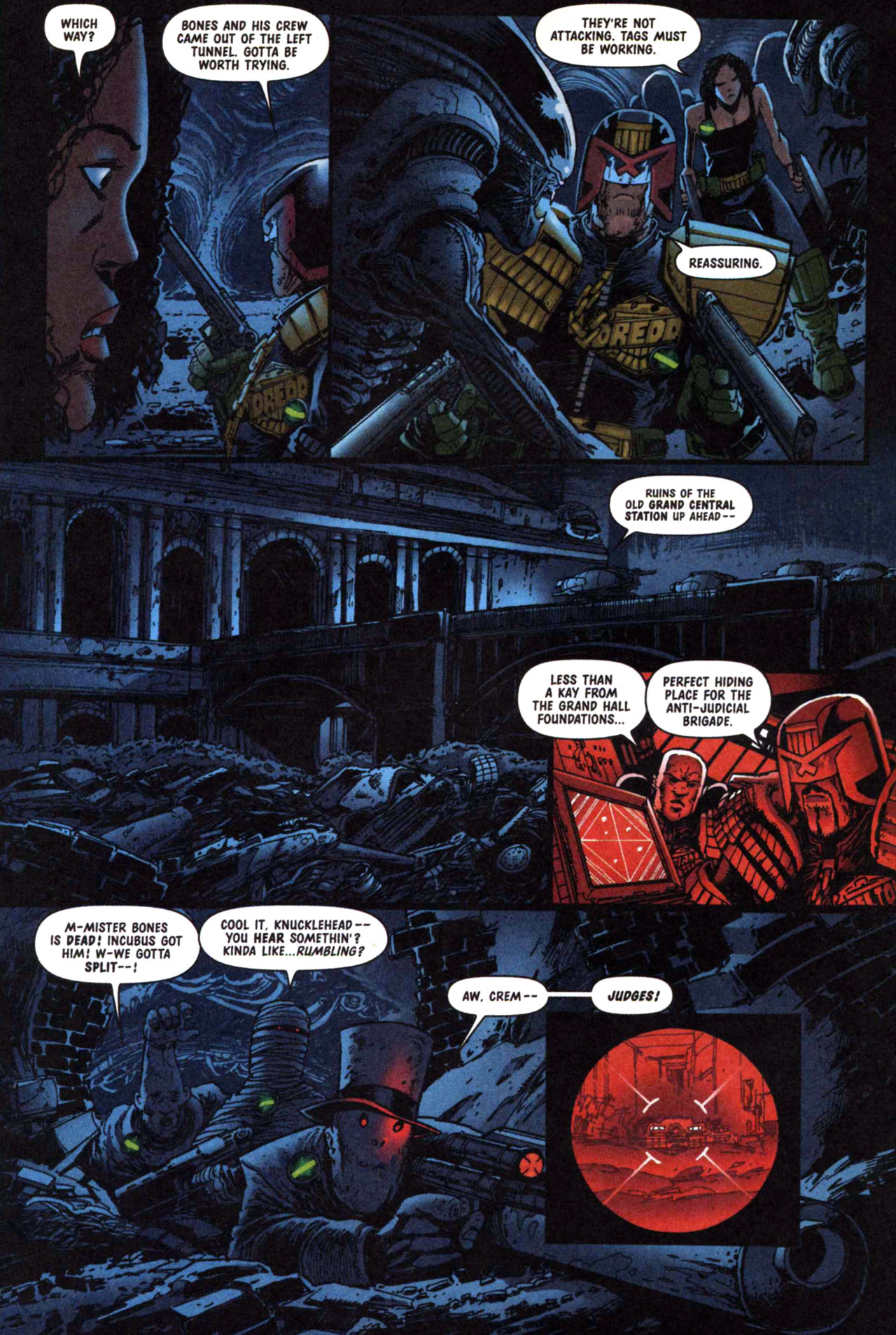 Read online Judge Dredd Vs. Aliens:  Incubus comic -  Issue #4 - 12