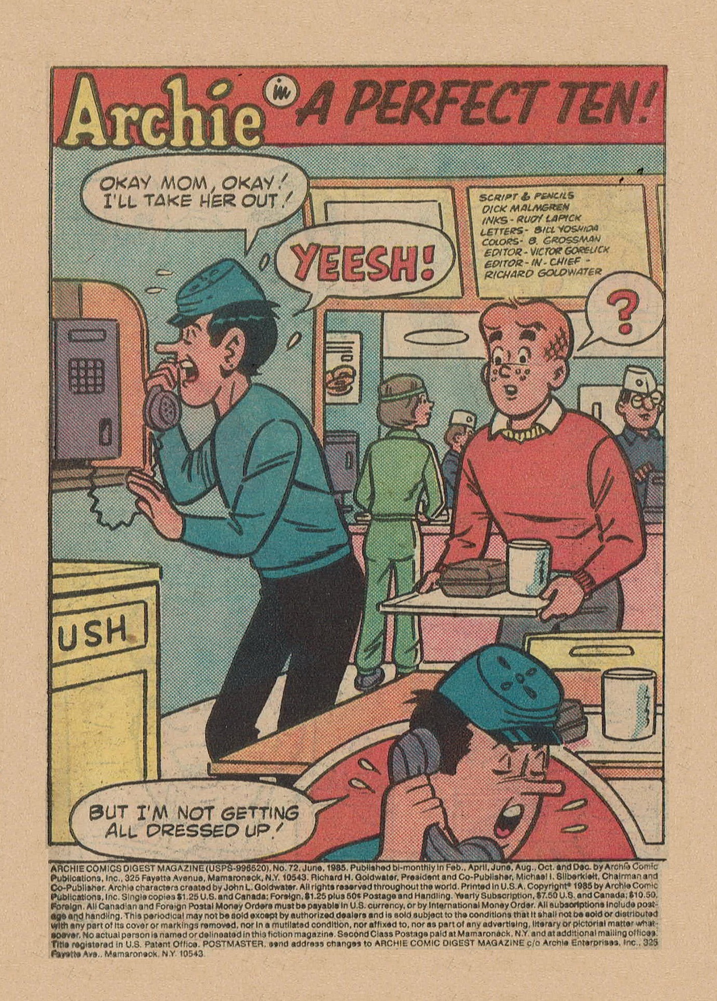 Read online Archie Digest Magazine comic -  Issue #72 - 3