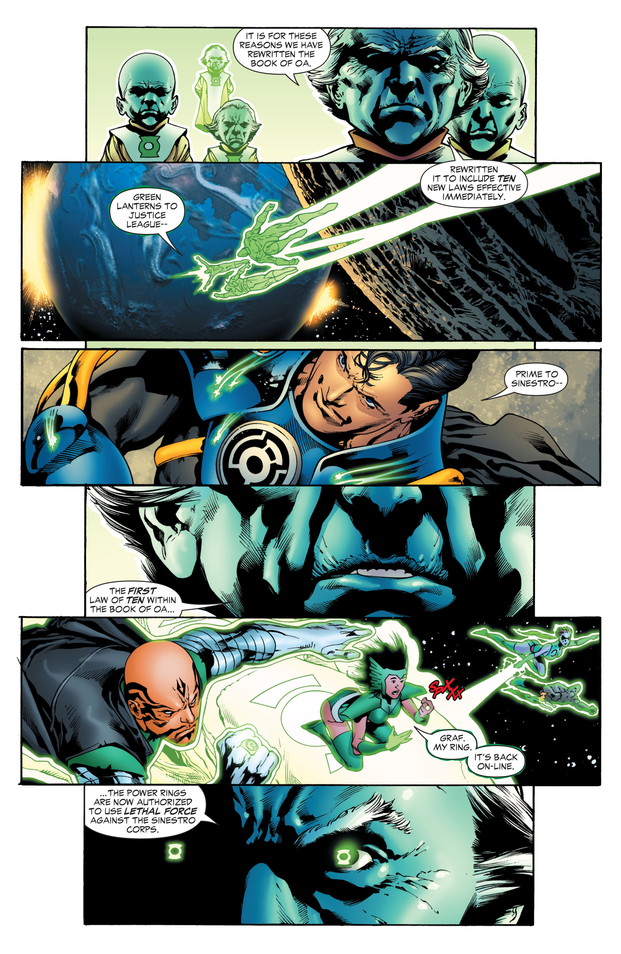 Read online Green Lantern: The Sinestro Corps War comic -  Issue # Full - 154