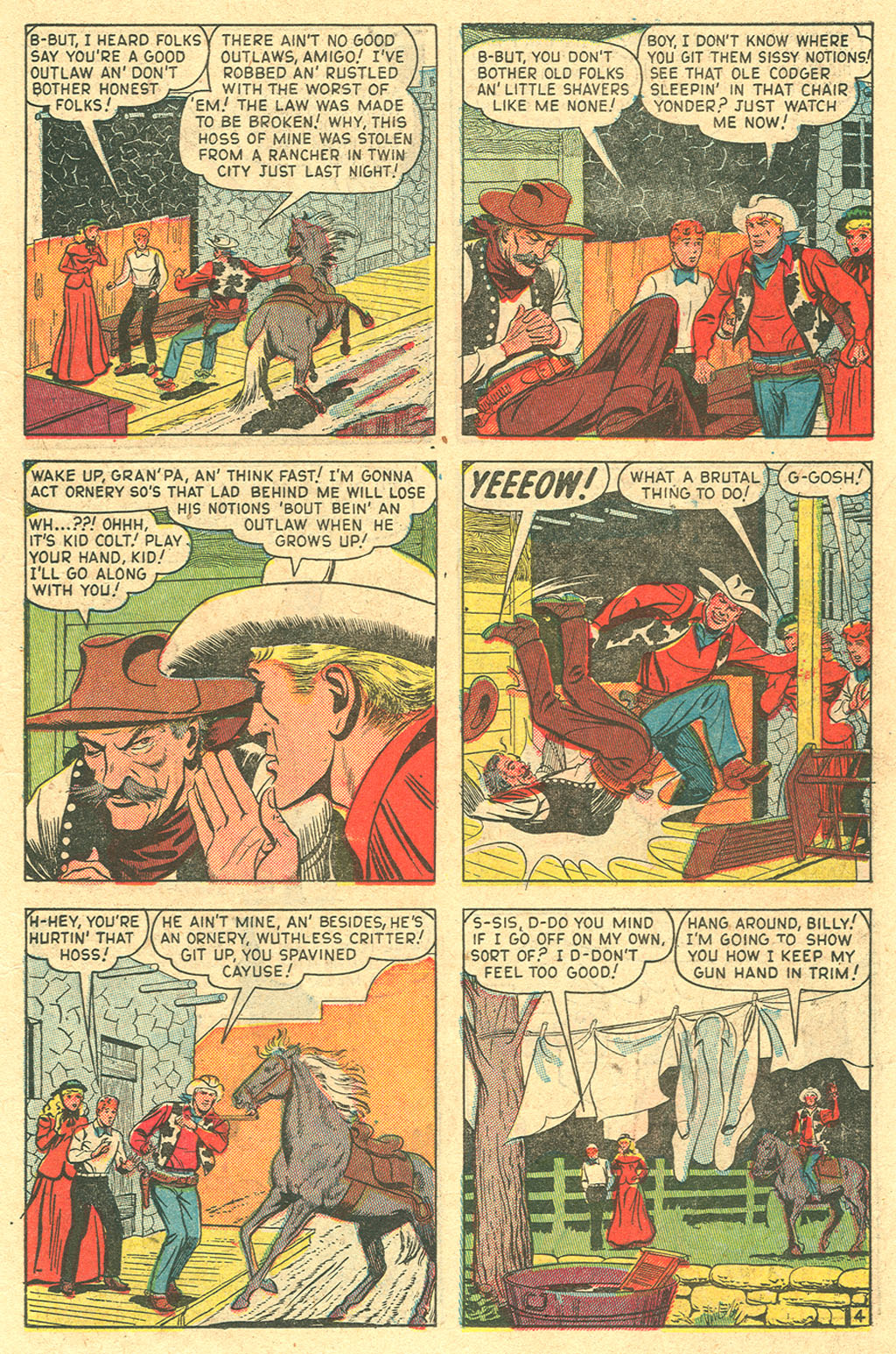 Read online Kid Colt Outlaw comic -  Issue #12 - 15