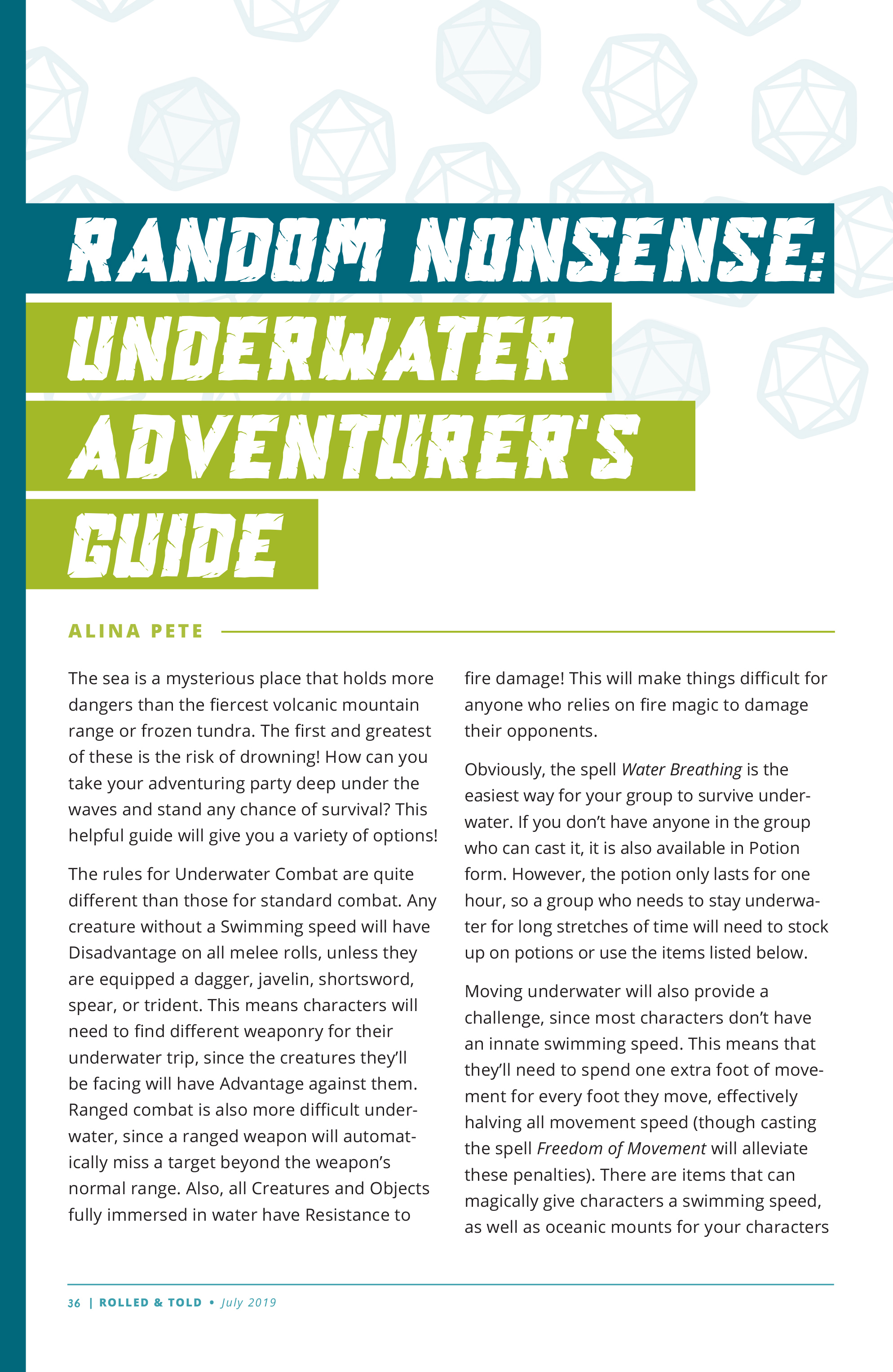 Read online Rolled & Told comic -  Issue #11 - 36