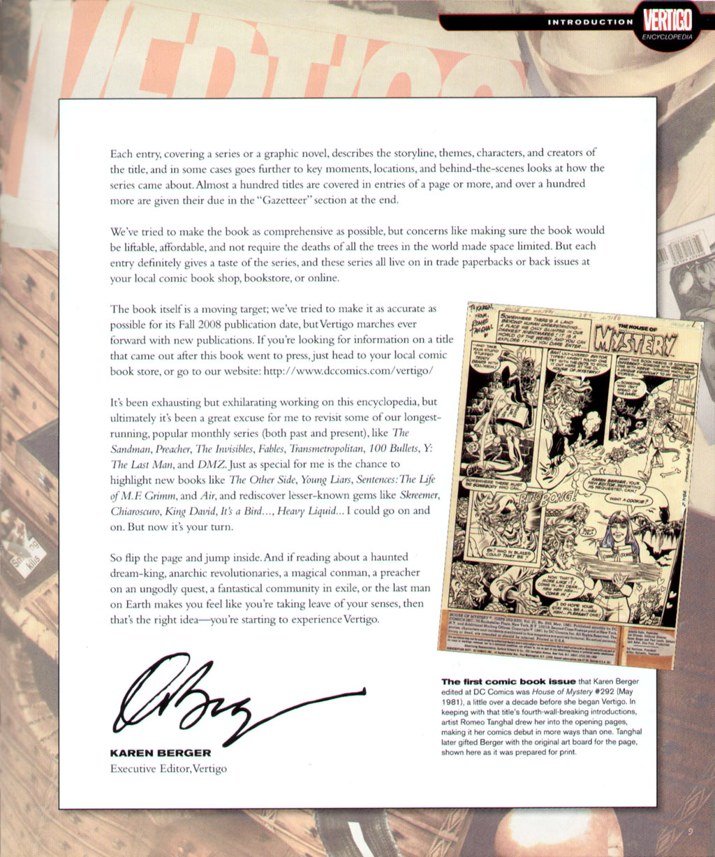 Read online The Vertigo Encyclopedia comic -  Issue # TPB (Part 1) - 9
