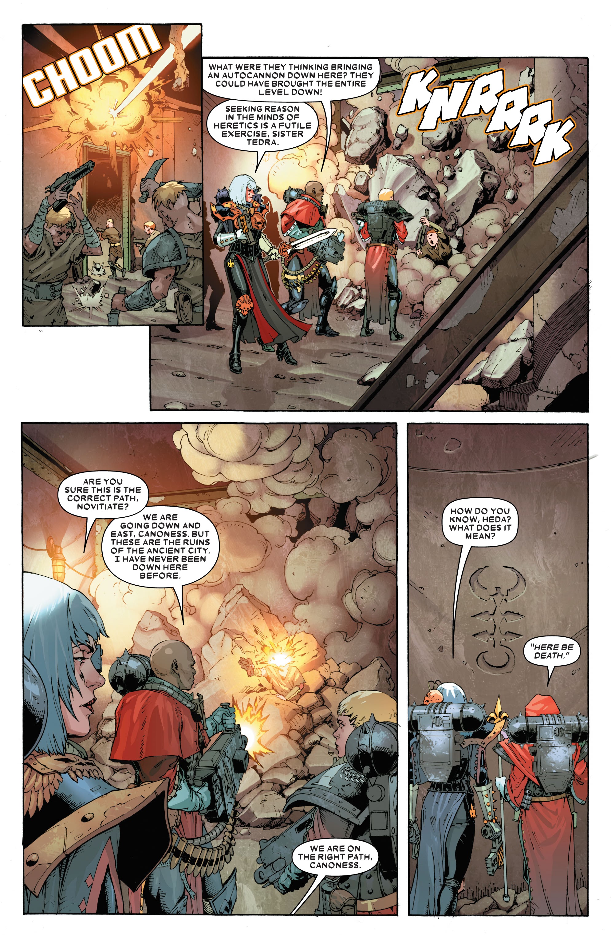 Read online Warhammer 40,000: Sisters Of Battle comic -  Issue #3 - 16