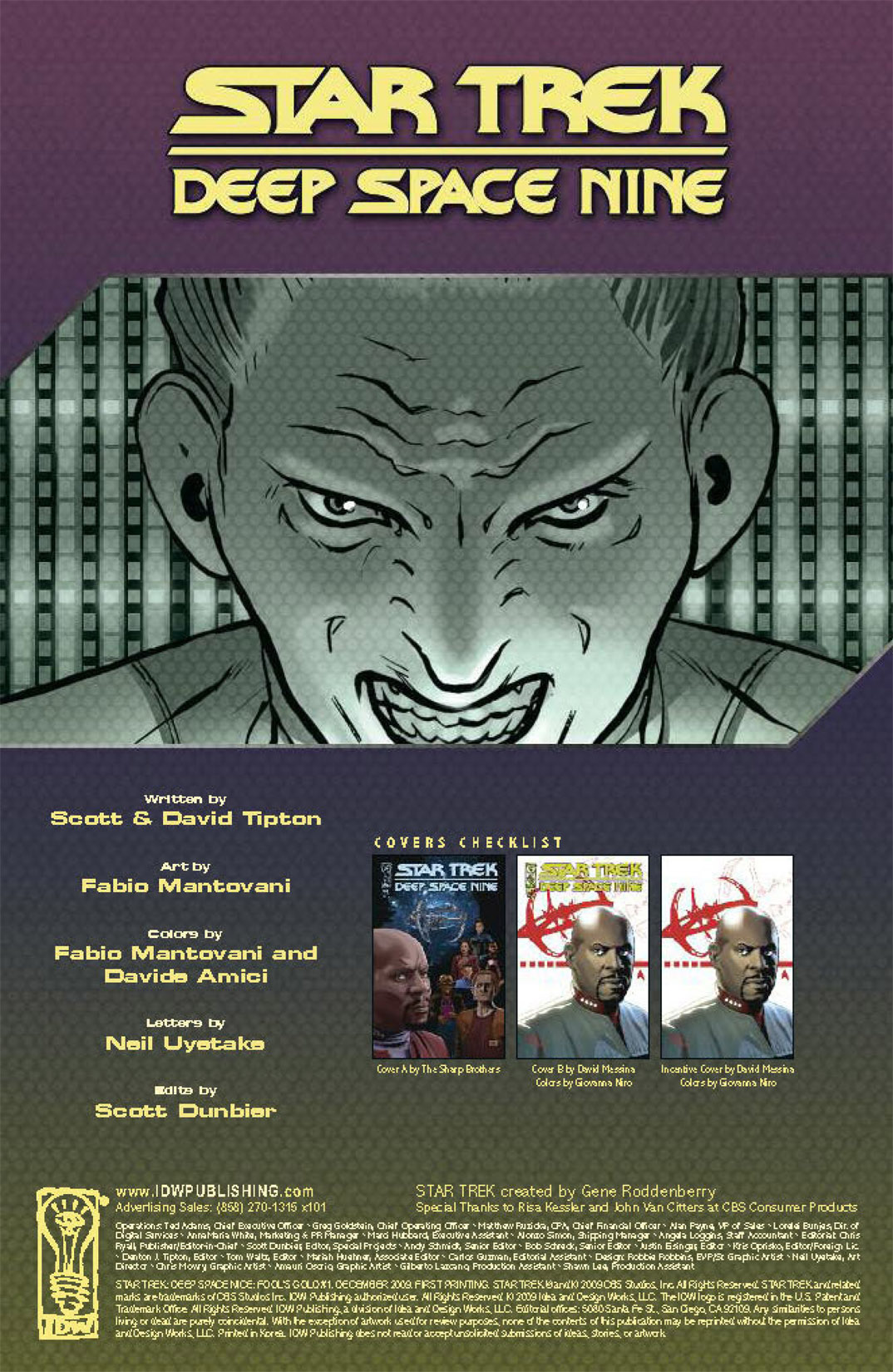 Read online Star Trek: Deep Space Nine: Fool's Gold comic -  Issue #1 - 3