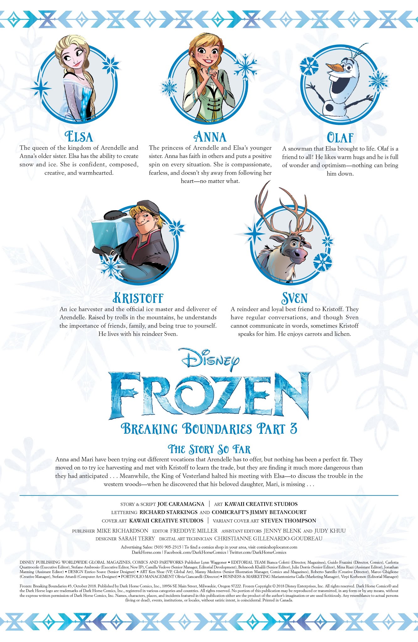 Read online Disney Frozen: Breaking Boundaries comic -  Issue #3 - 2