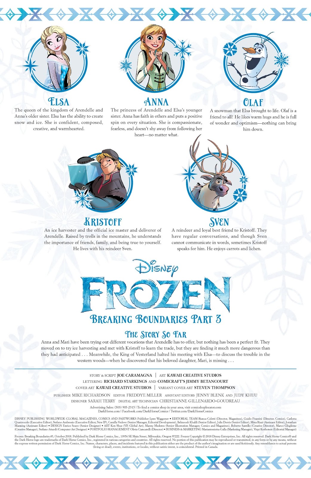 Disney Frozen: Breaking Boundaries issue 3 - Page 2