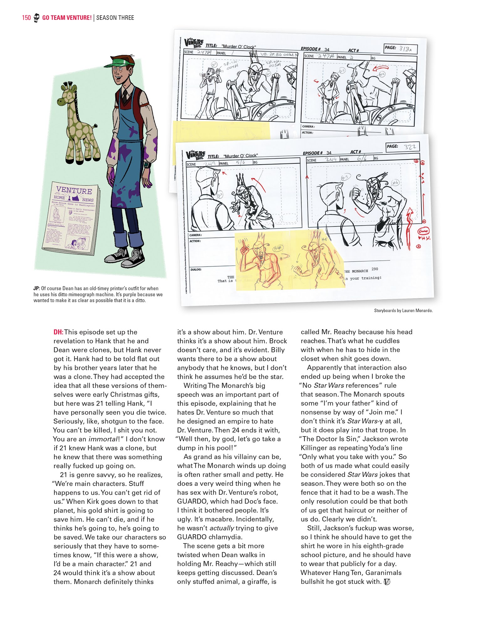 Read online Go Team Venture!: The Art and Making of The Venture Bros. comic -  Issue # TPB (Part 2) - 49