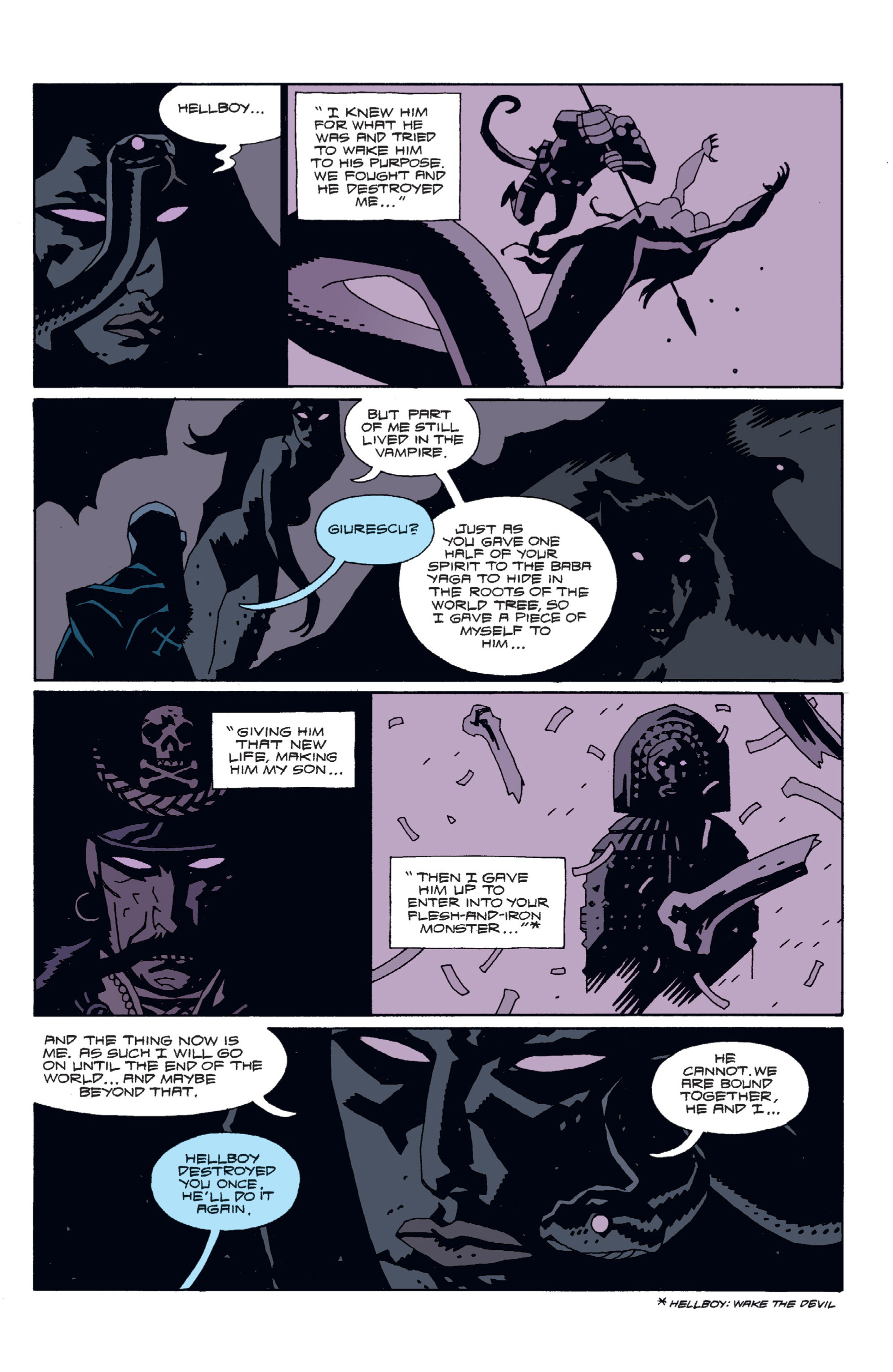 Read online Hellboy comic -  Issue #5 - 134