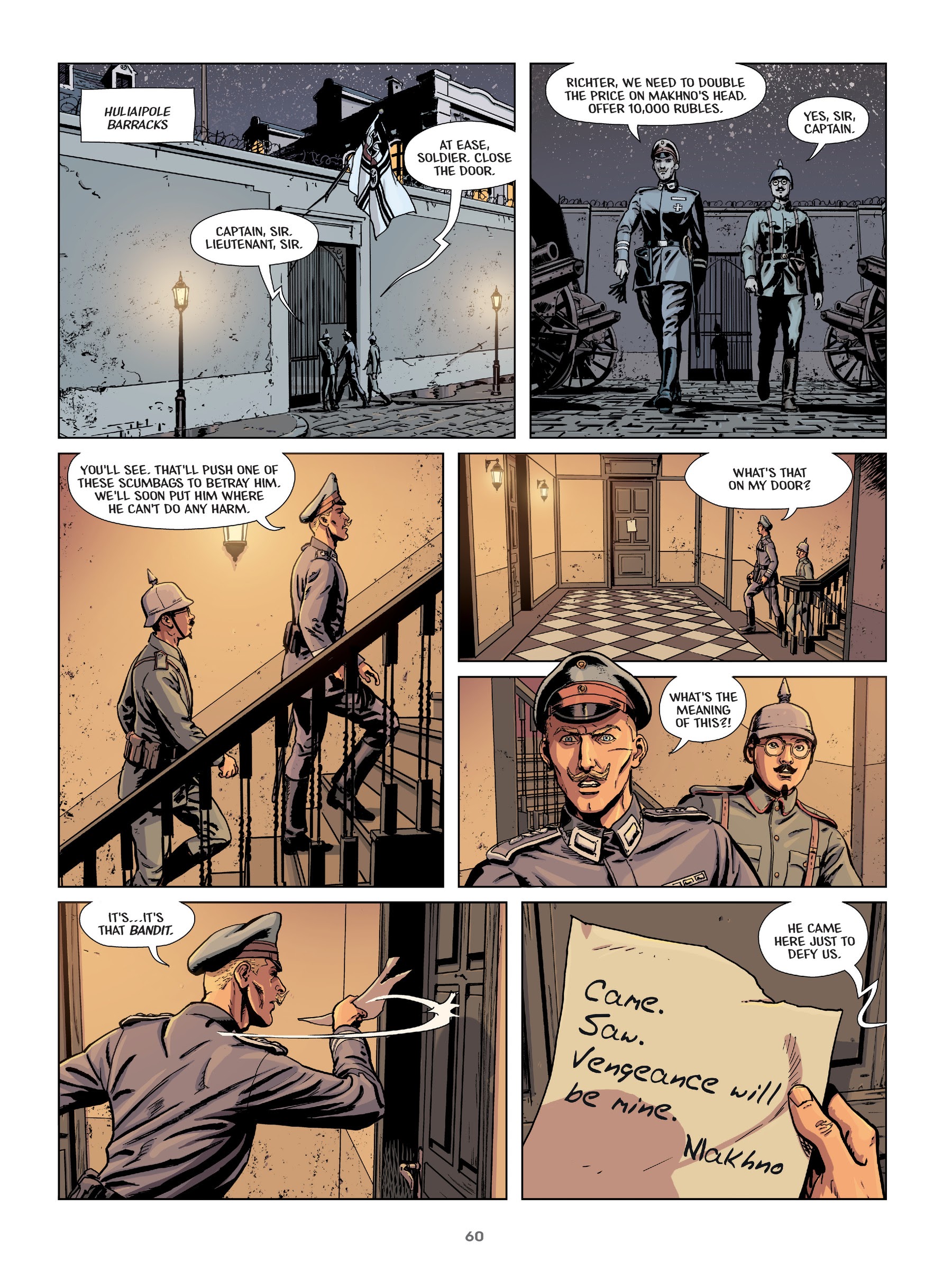 Read online Makhno: Ukrainian Freedom Fighter comic -  Issue # TPB - 61