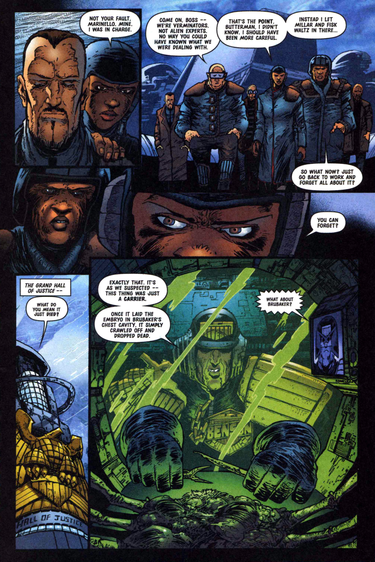 Read online Judge Dredd Vs. Aliens:  Incubus comic -  Issue #3 - 6