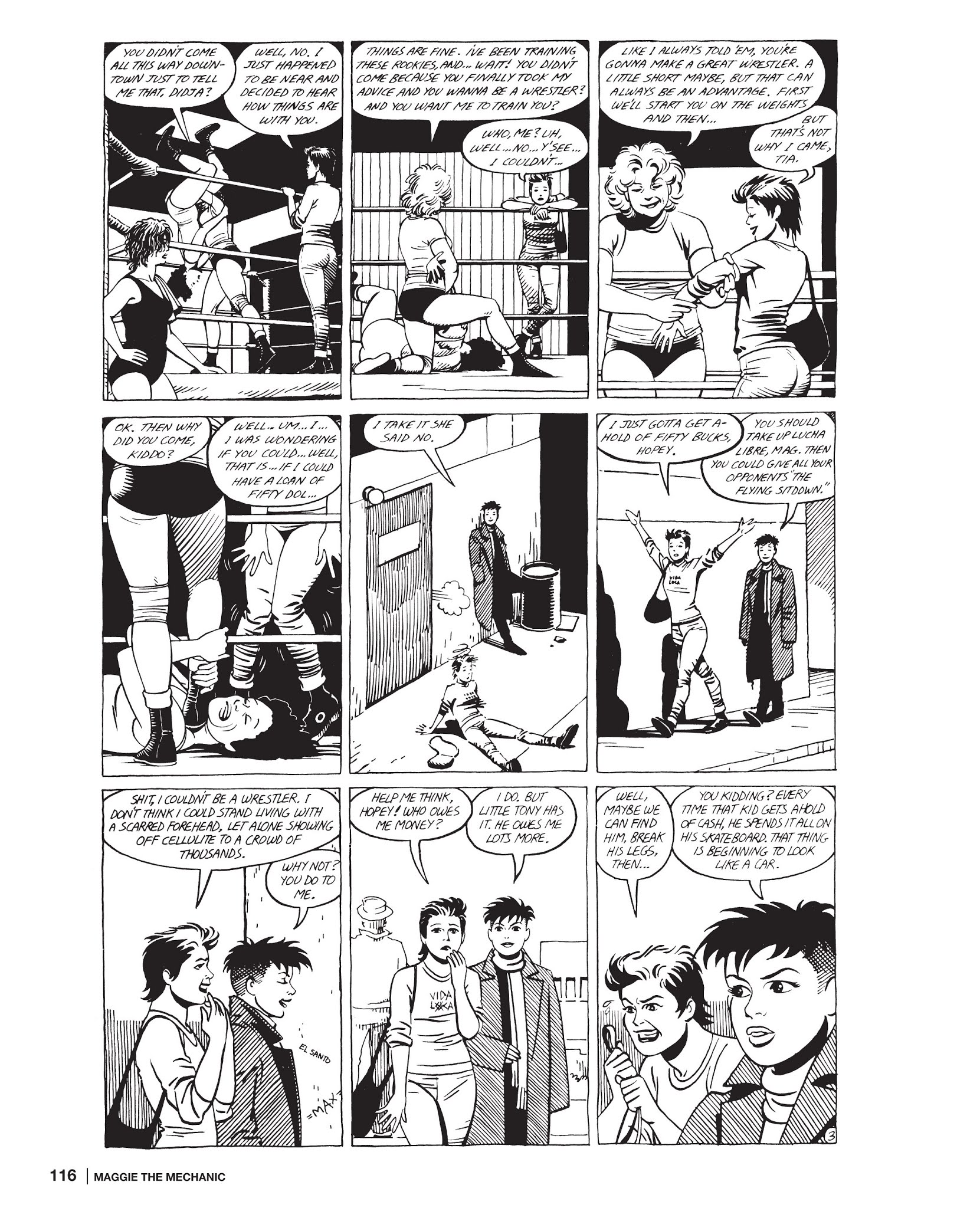 Read online Maggie the Mechanic: The Love & Rockets Library - Locas comic -  Issue # TPB (Part 2) - 17