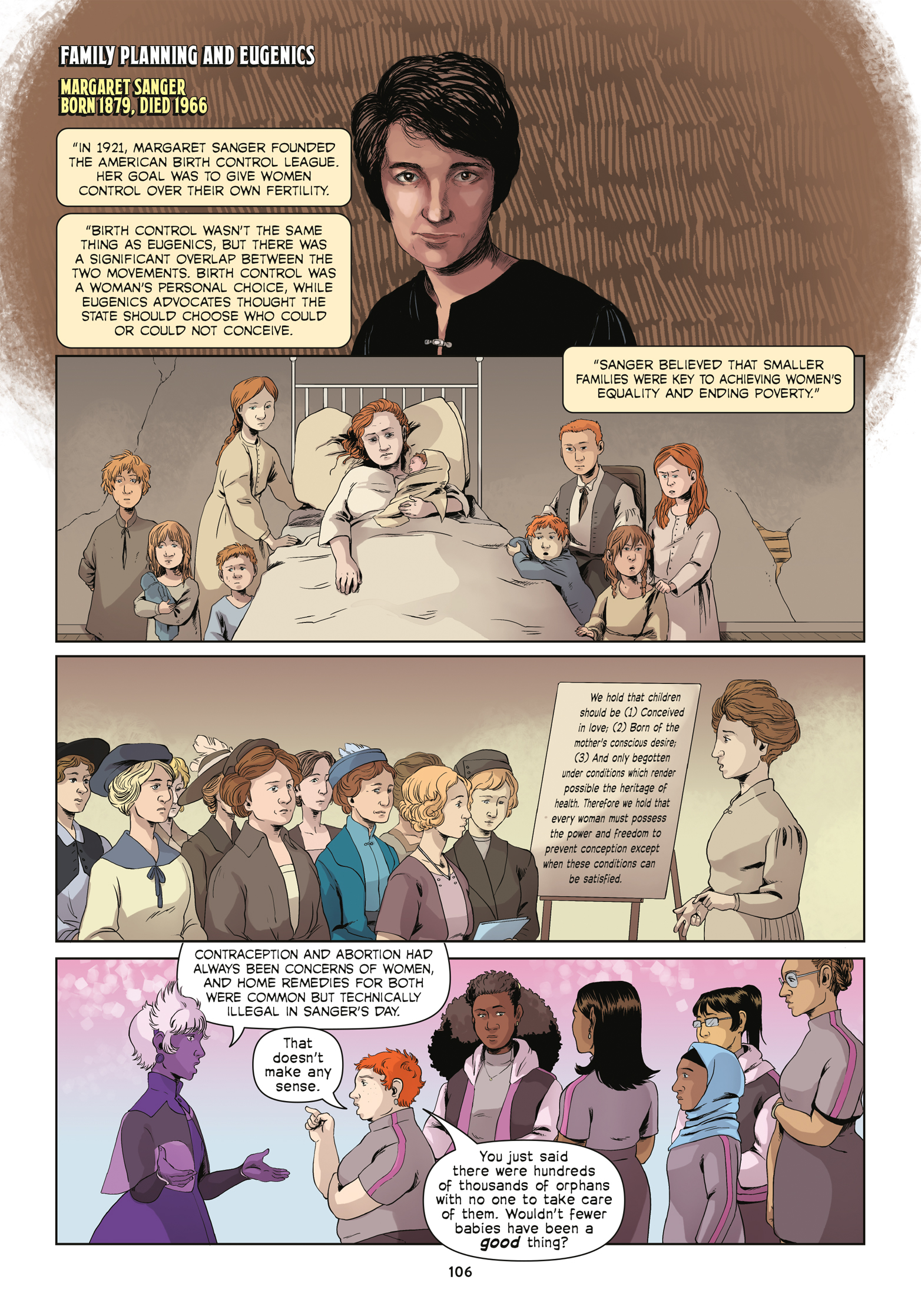 Read online Amazons, Abolitionists, and Activists: A Graphic History of Women's Fight for Their Rights comic -  Issue # TPB (Part 1) - 100