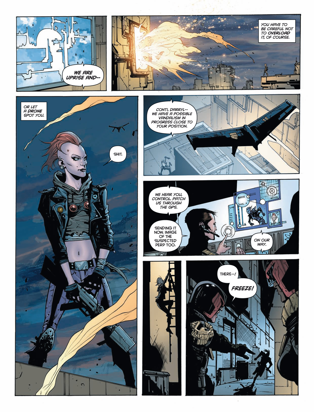 Read online Judge Dredd Megazine (Vol. 5) comic -  Issue #350 - 57