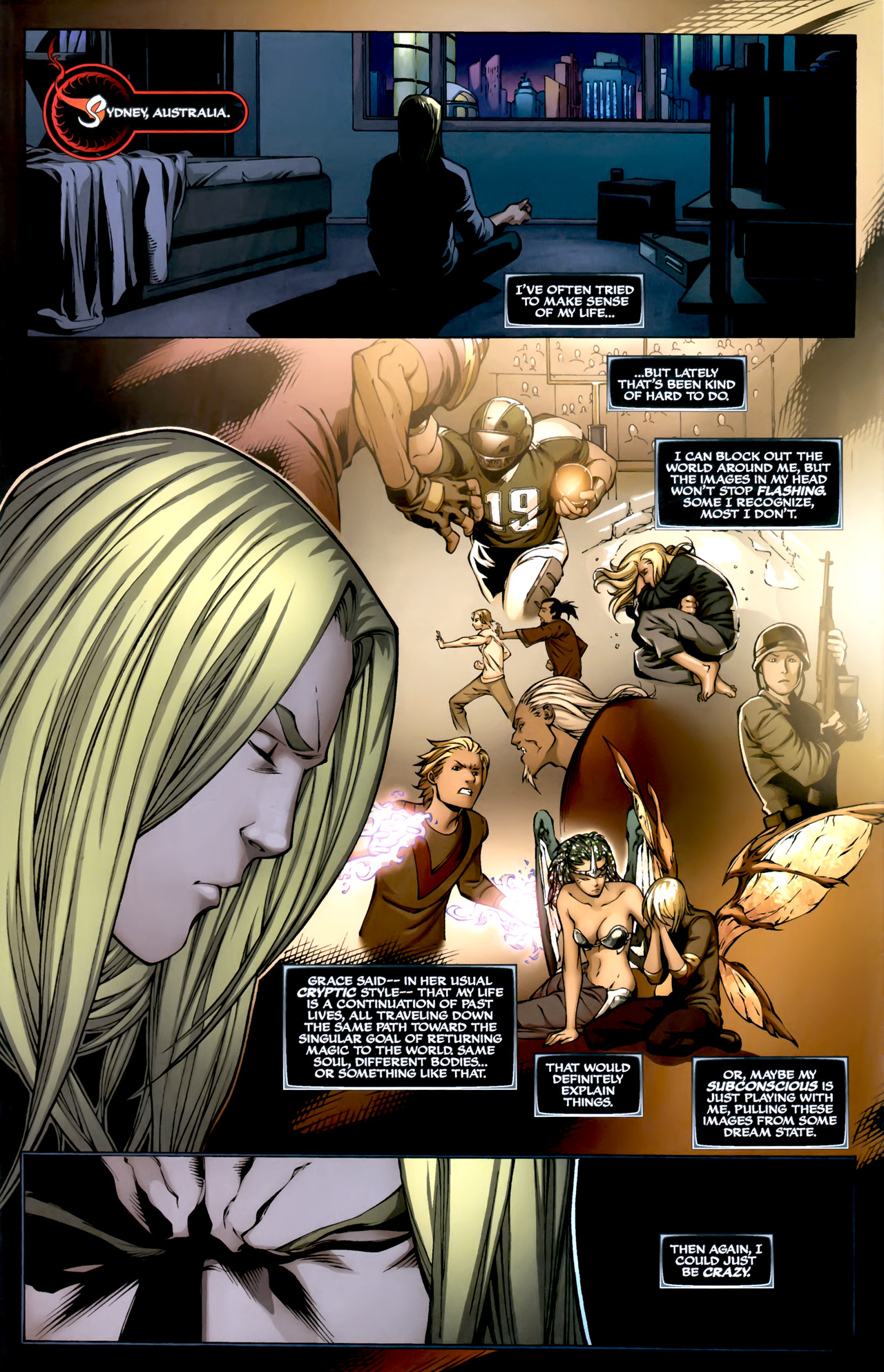 Read online Michael Turner's Soulfire (2009) comic -  Issue #4 - 7