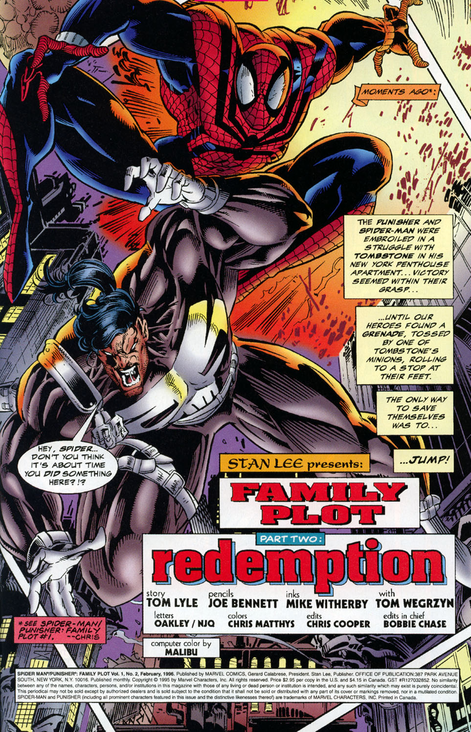 Read online Spider-Man/Punisher: Family Plot comic -  Issue #2 - 2