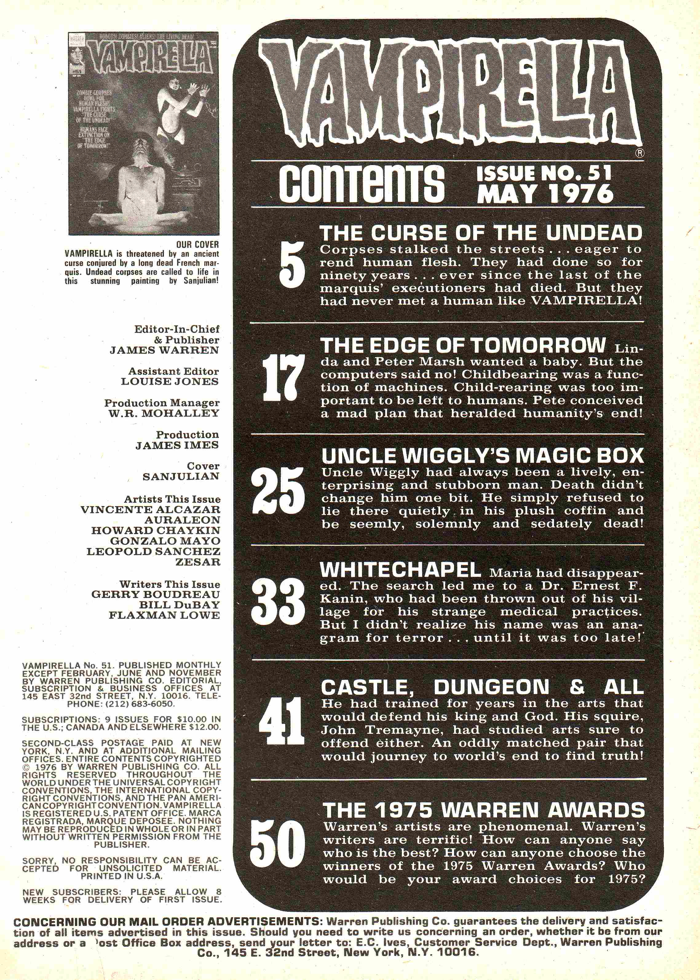 Read online Vampirella (1969) comic -  Issue #51 - 3