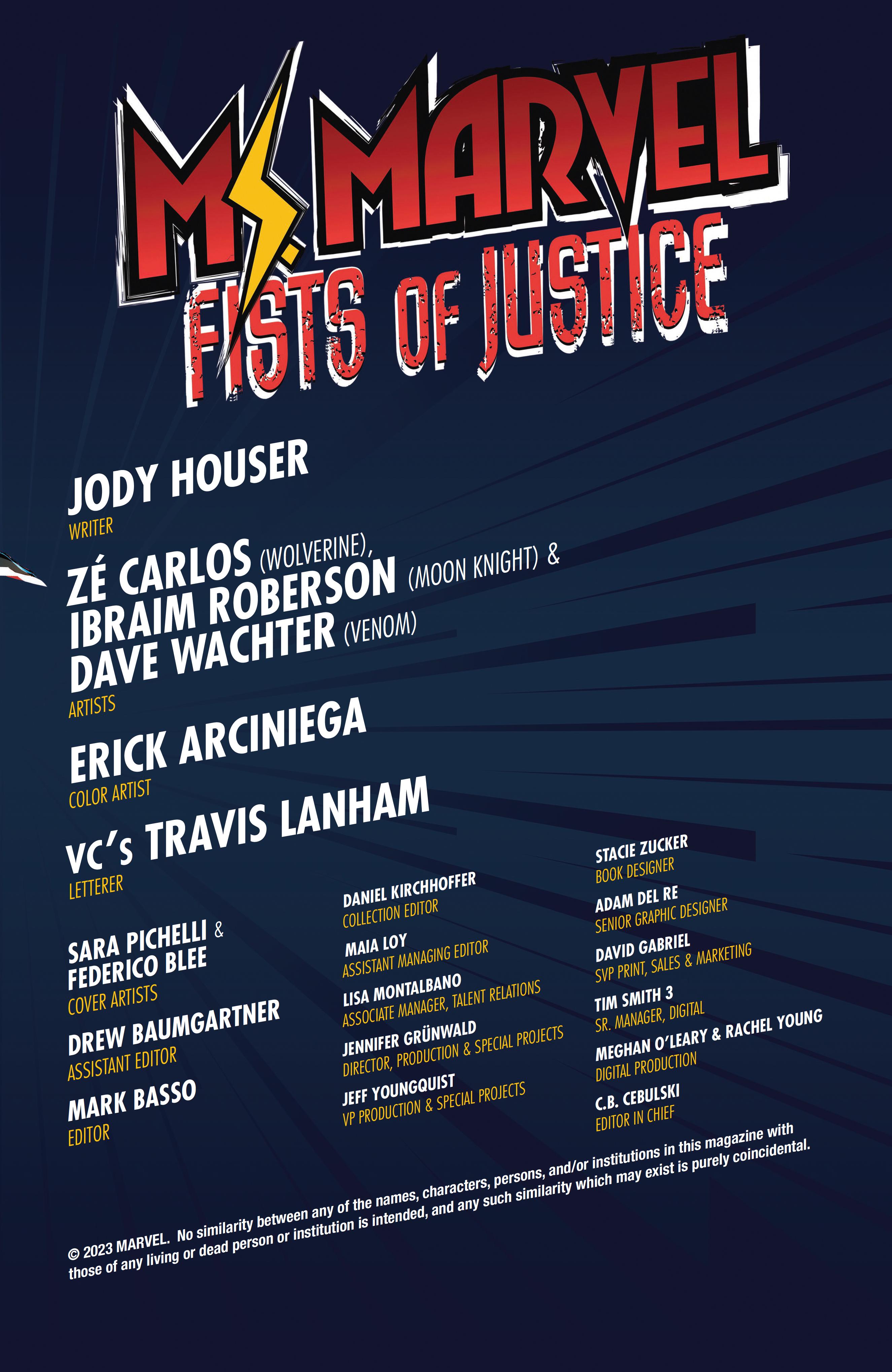Read online Ms. Marvel: Fists of Justice comic -  Issue # TPB - 4