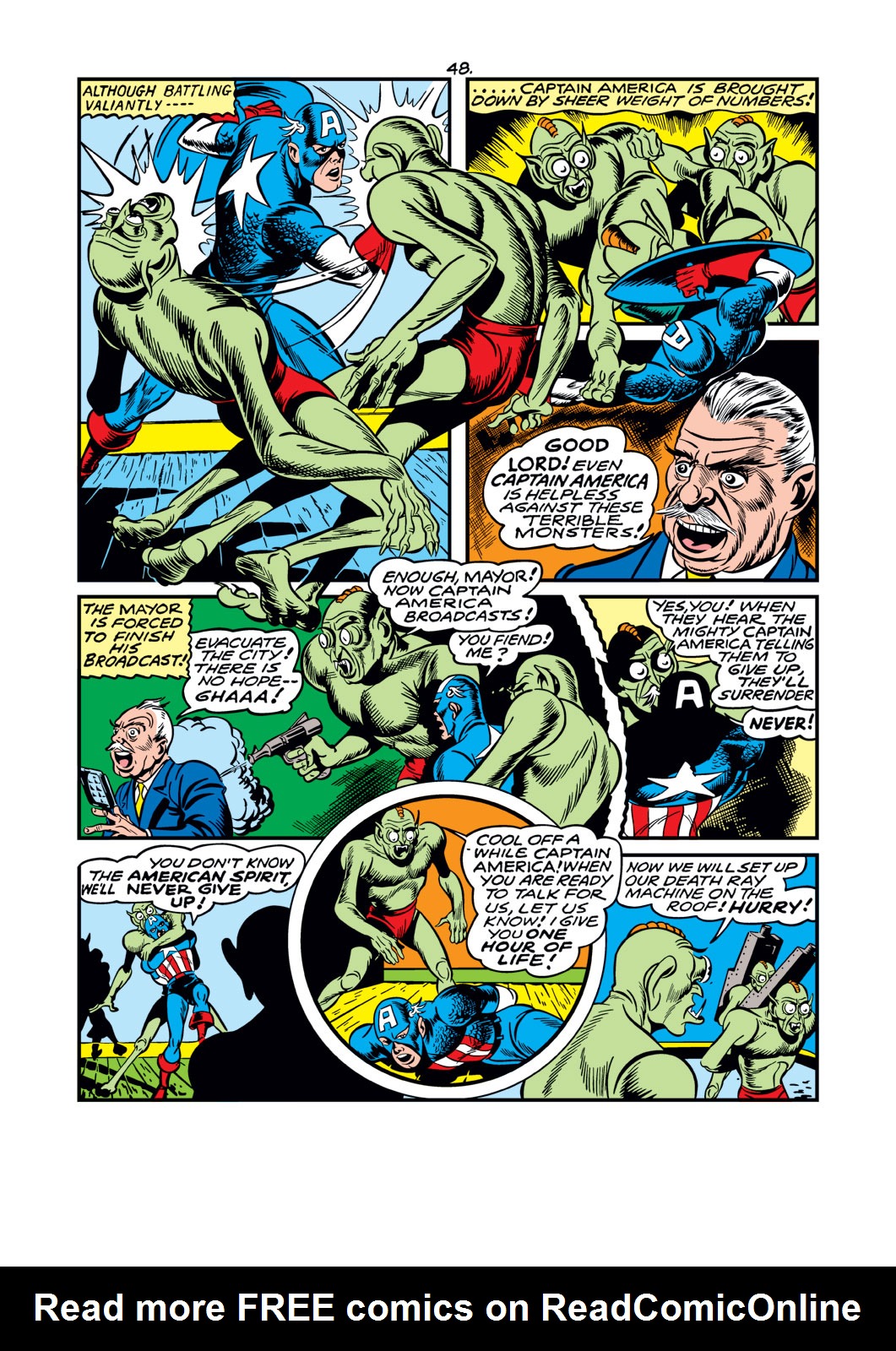 Read online Captain America Comics comic -  Issue #15 - 49