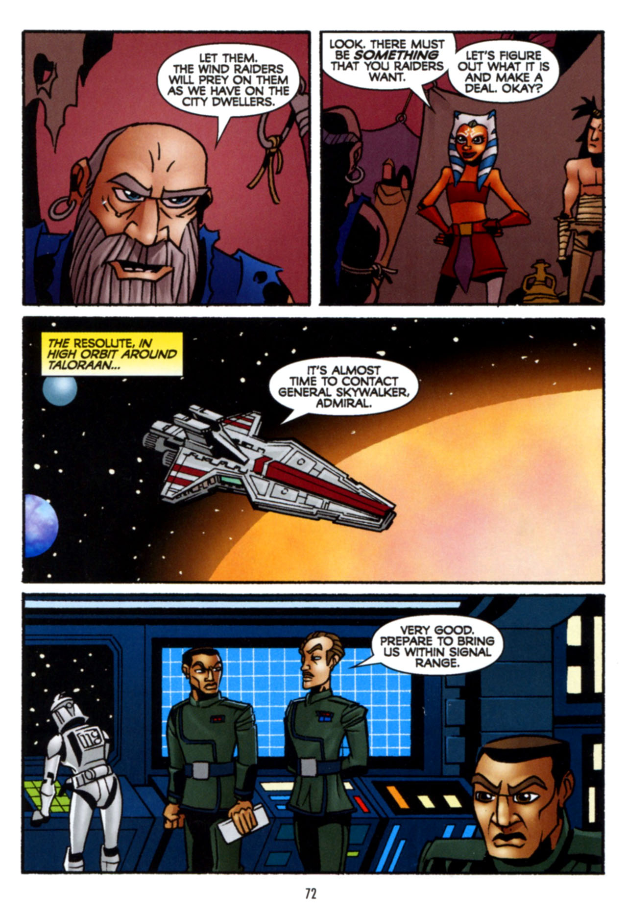 Read online Star Wars: The Clone Wars - The Wind Raiders of Taloraan comic -  Issue # Full - 71