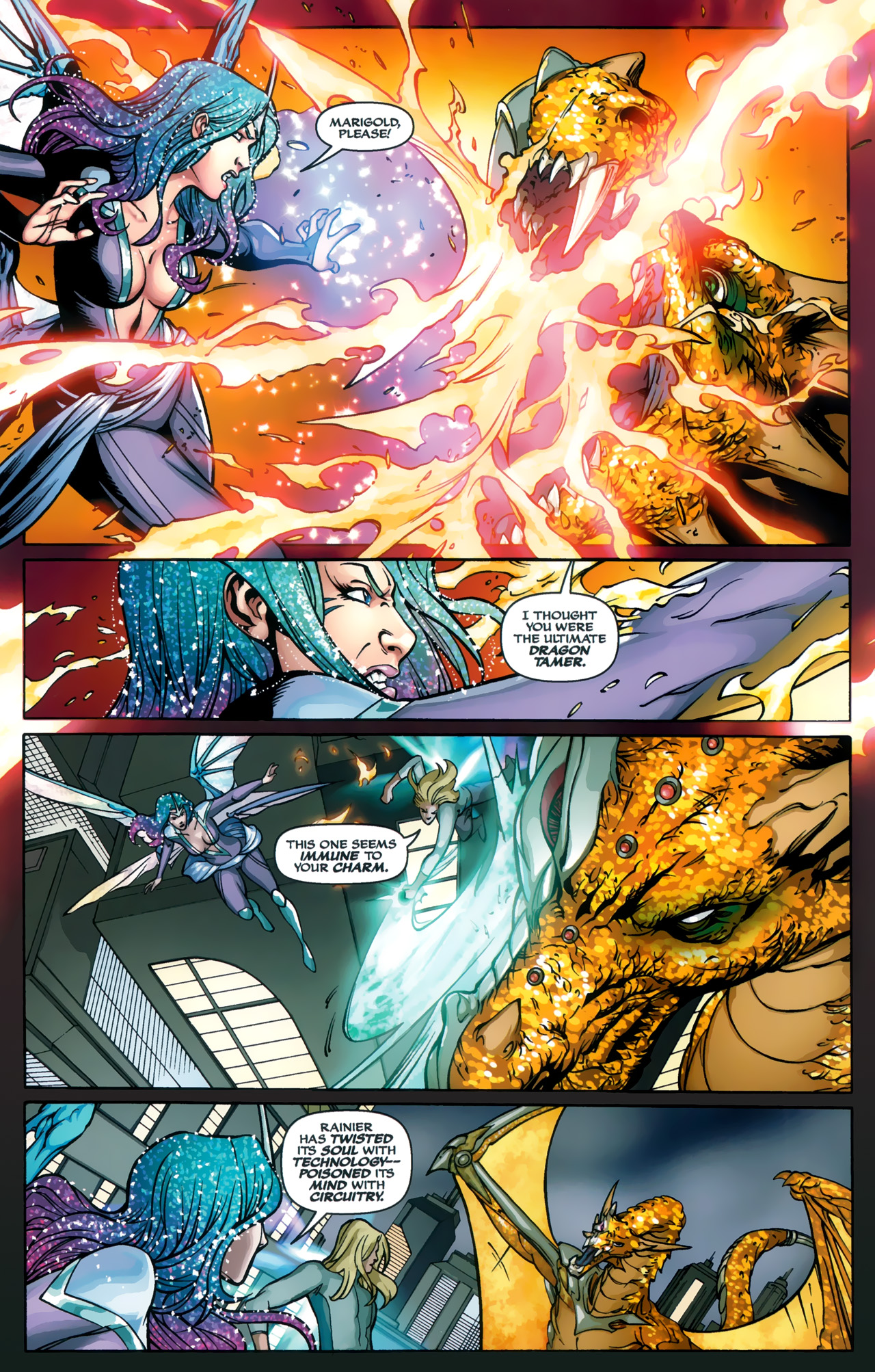 Read online Michael Turner's Soulfire (2009) comic -  Issue #8 - 17