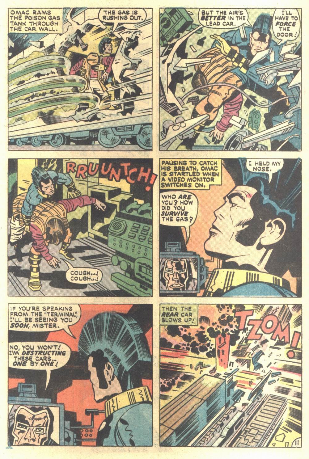 Read online OMAC (1974) comic -  Issue #6 - 12