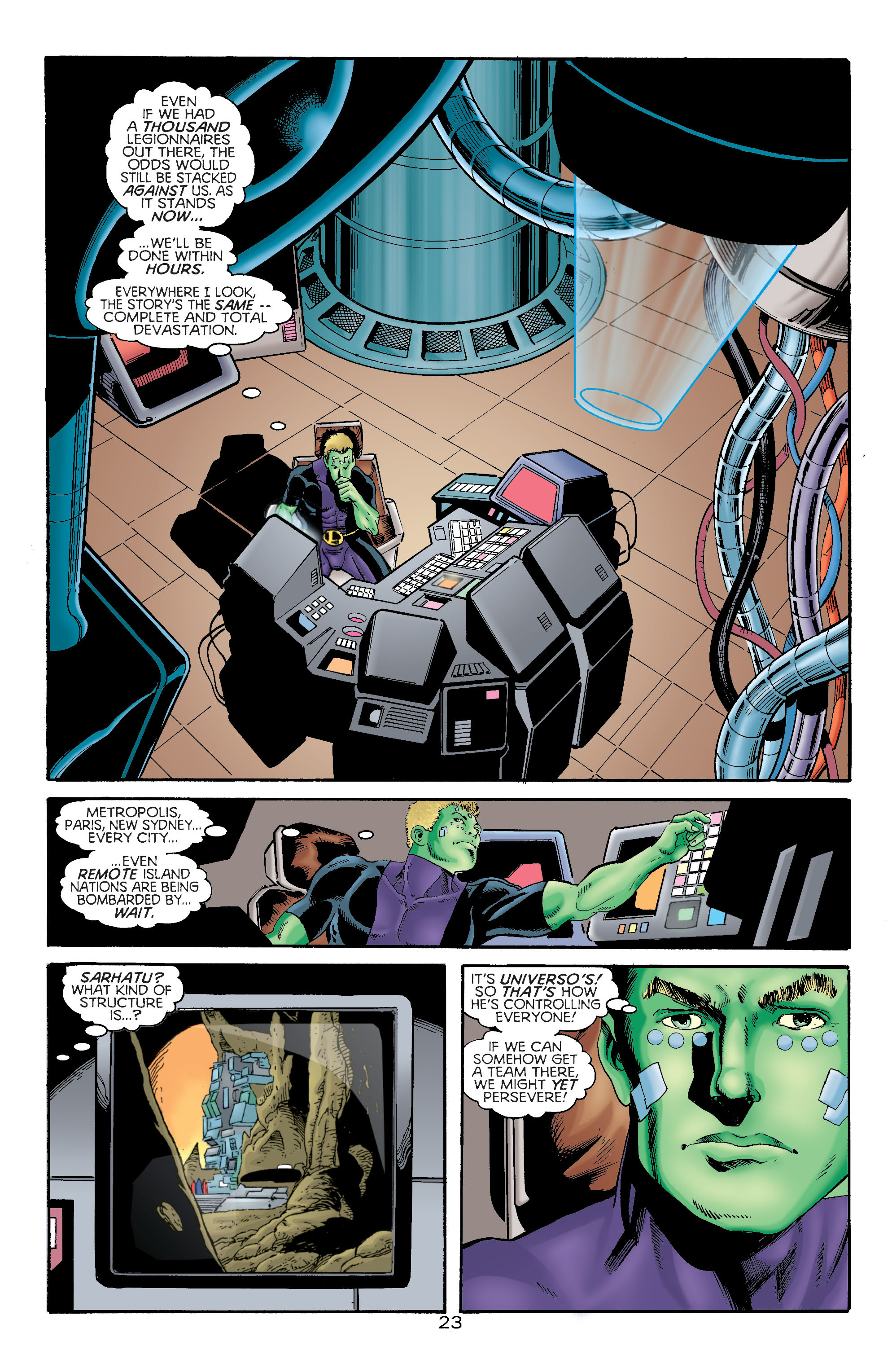 Read online Titans/Legion of Super-Heroes: Universe Ablaze comic -  Issue #4 - 25