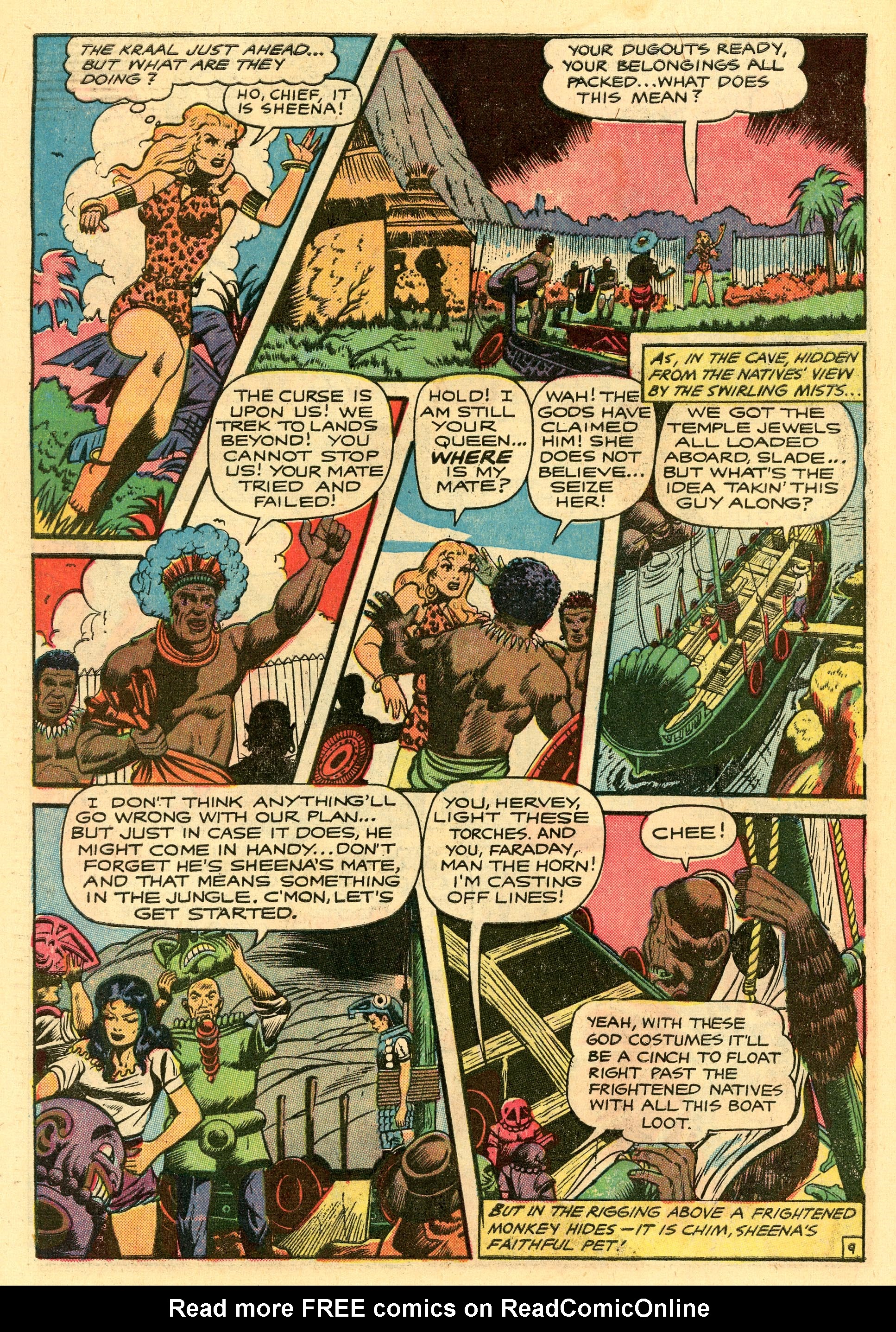 Read online Sheena, Queen of the Jungle (1942) comic -  Issue #15 - 30