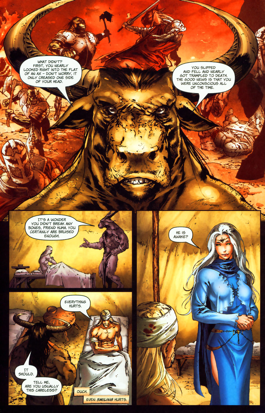 Read online Dragonlance: The Legend of Huma comic -  Issue #3 - 9