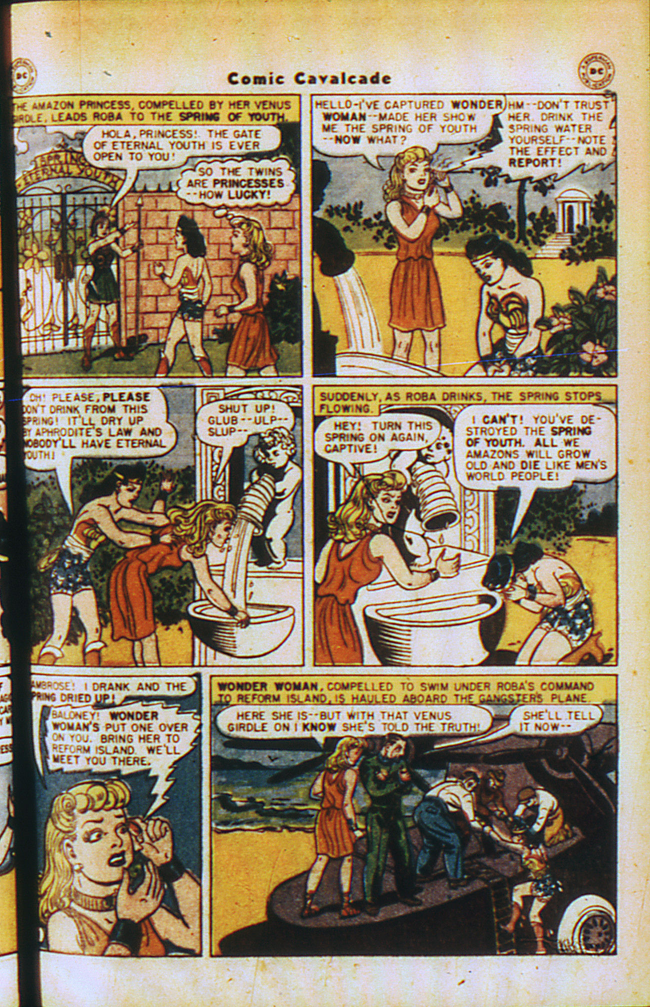 Read online Comic Cavalcade comic -  Issue #19 - 14