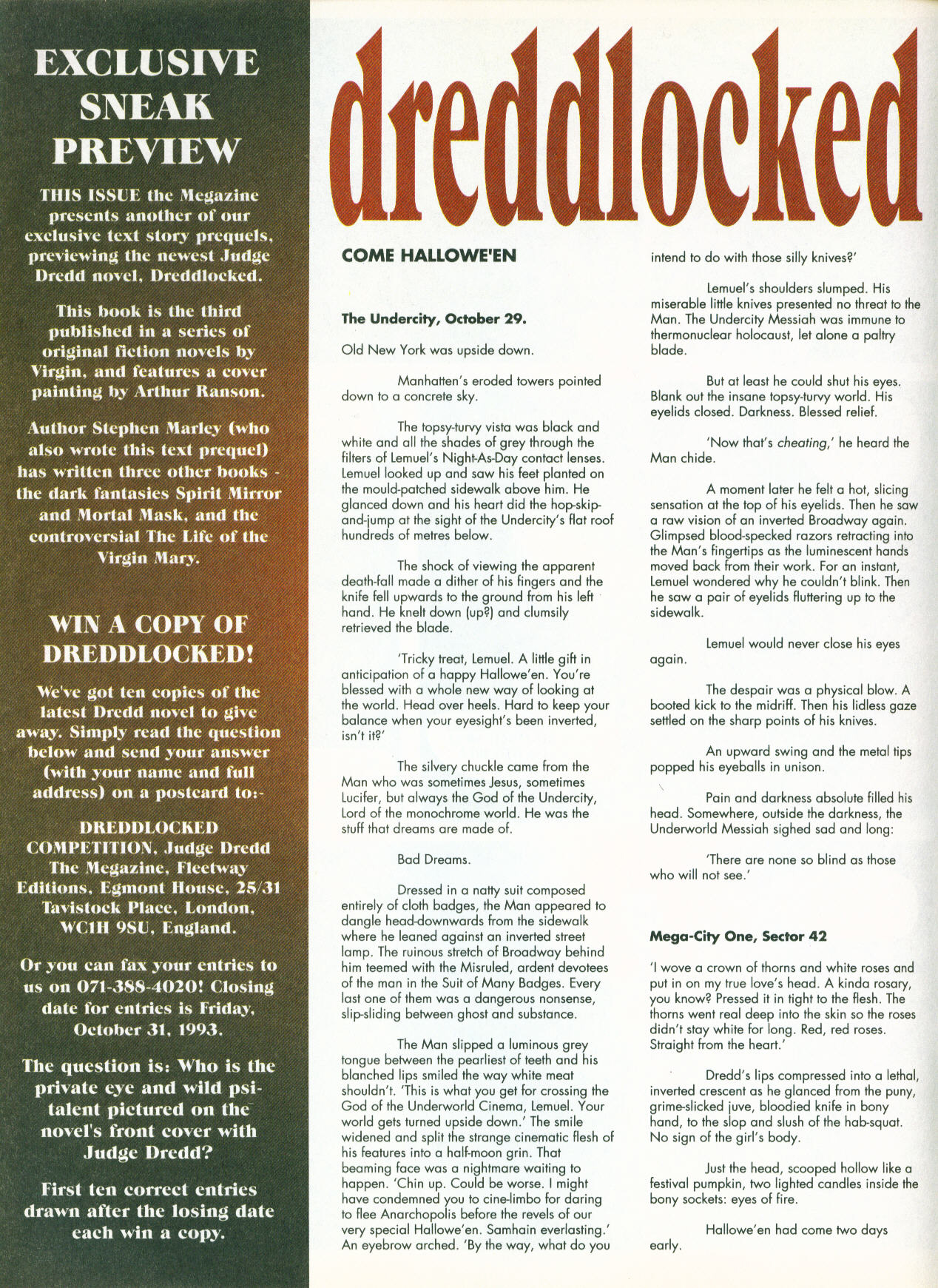 Read online Judge Dredd: The Megazine (vol. 2) comic -  Issue #39 - 12