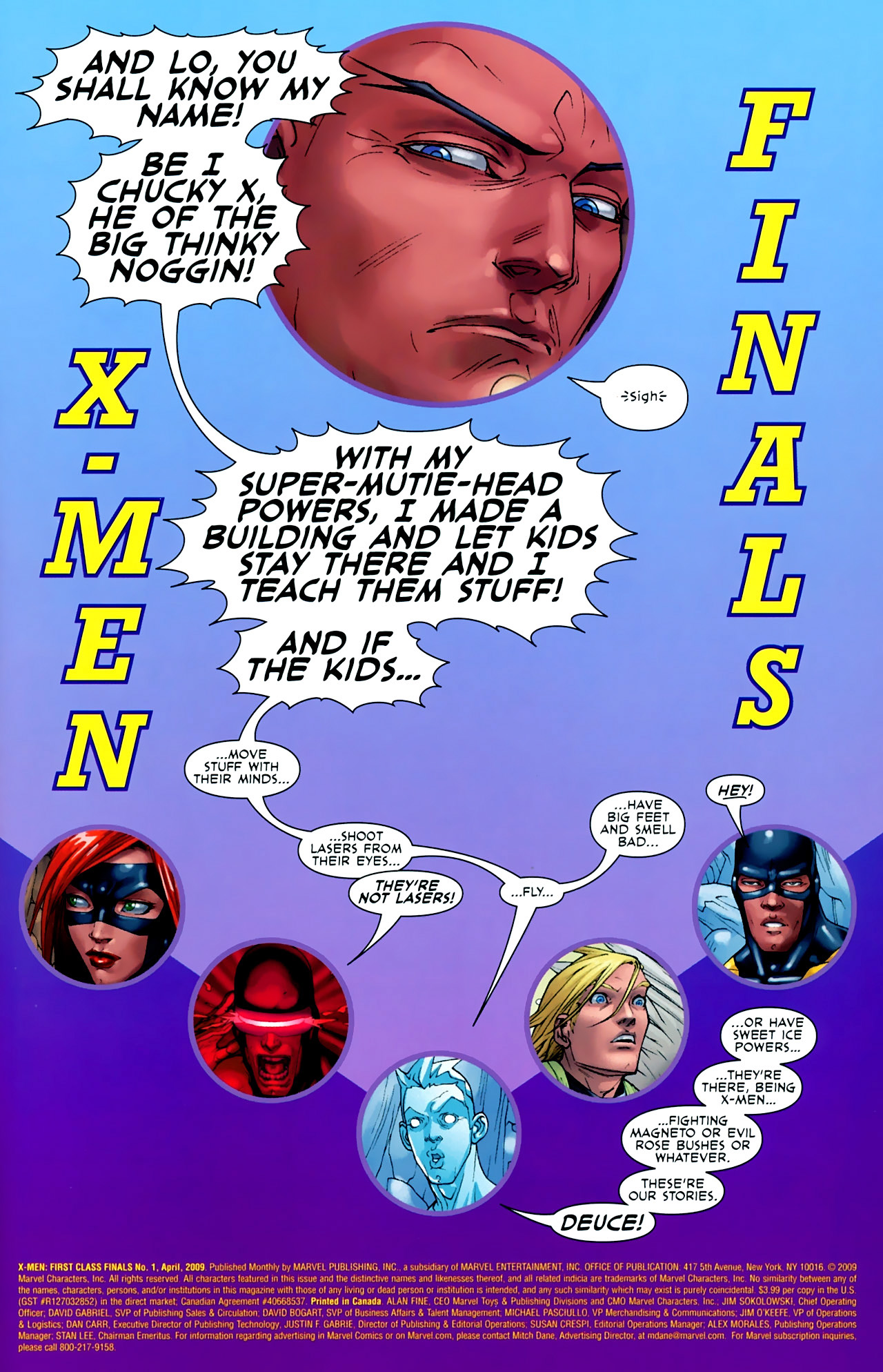 Read online X-Men: First Class Finals comic -  Issue #1 - 2