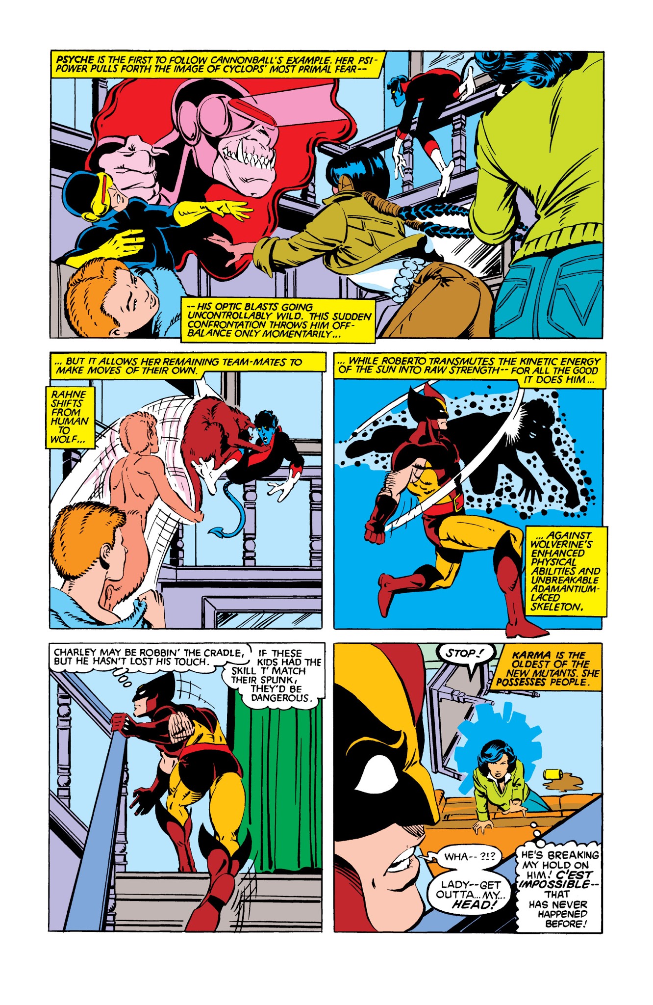 Read online New Mutants Classic comic -  Issue # TPB 1 - 126