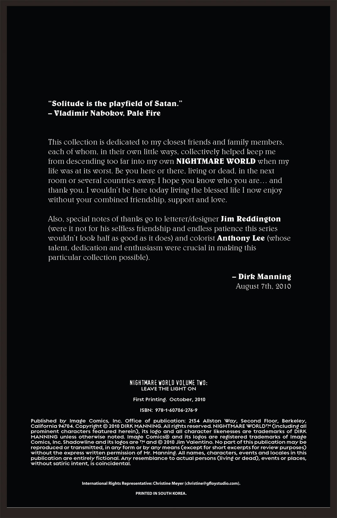 Read online Nightmare World comic -  Issue # Vol. 2 Leave the Light On - 3