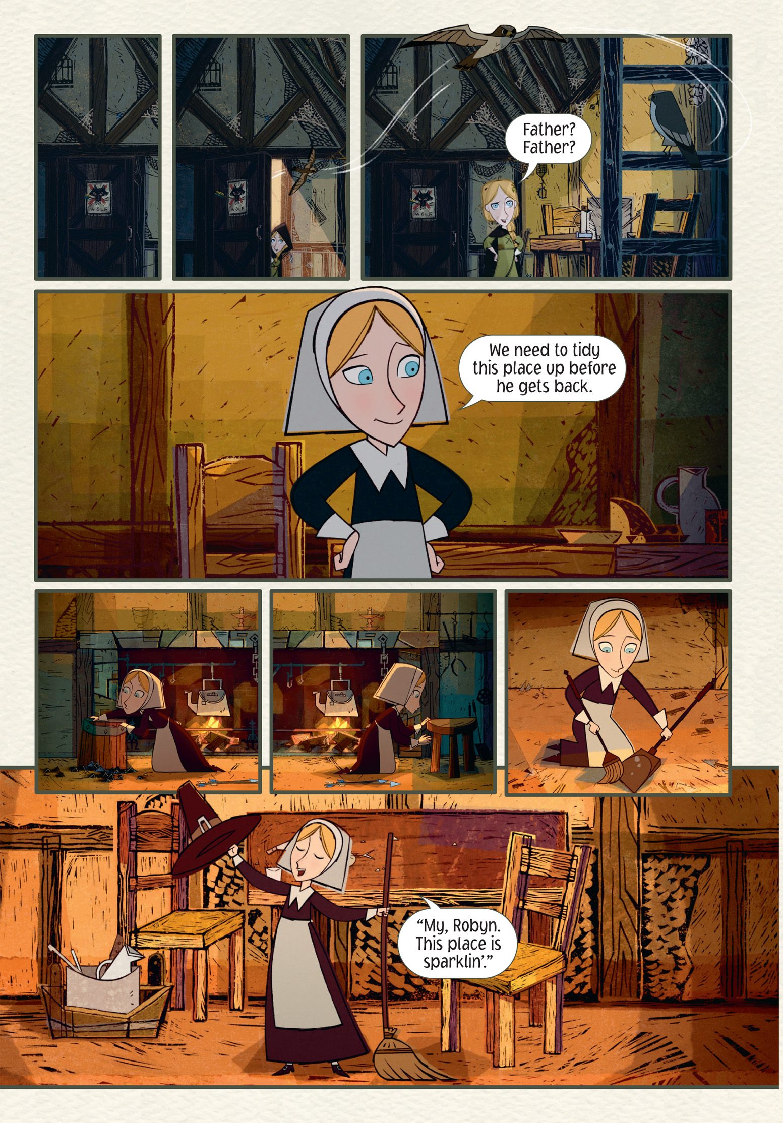 Read online Wolfwalkers: The Graphic Novel comic -  Issue # TPB (Part 2) - 17