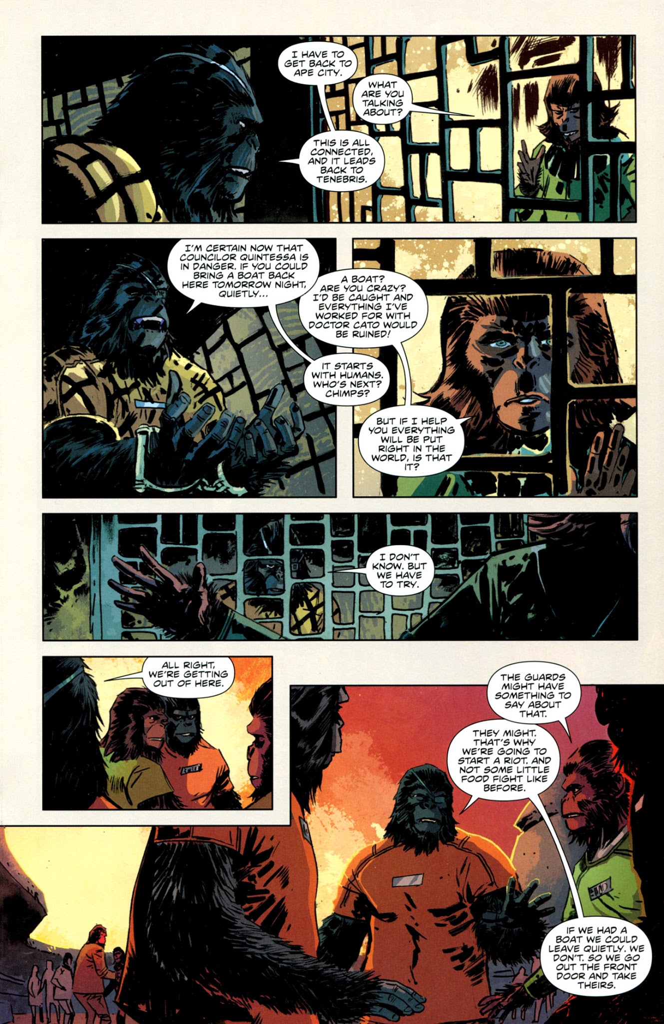 Read online Betrayal of the Planet of the Apes comic -  Issue #3 - 15