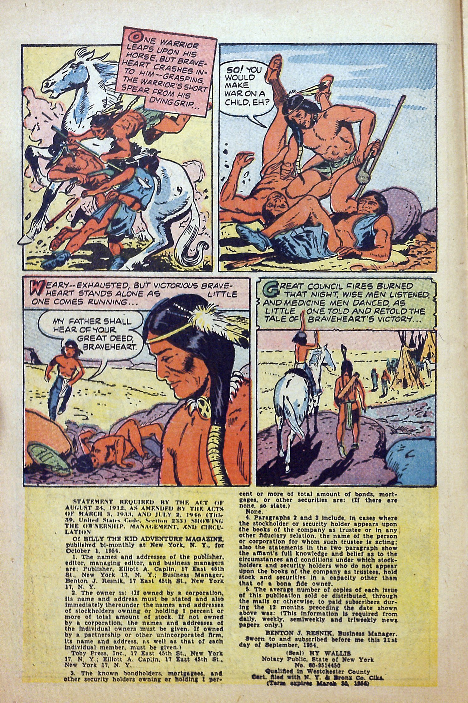 Read online Billy the Kid Adventure Magazine comic -  Issue #28 - 14