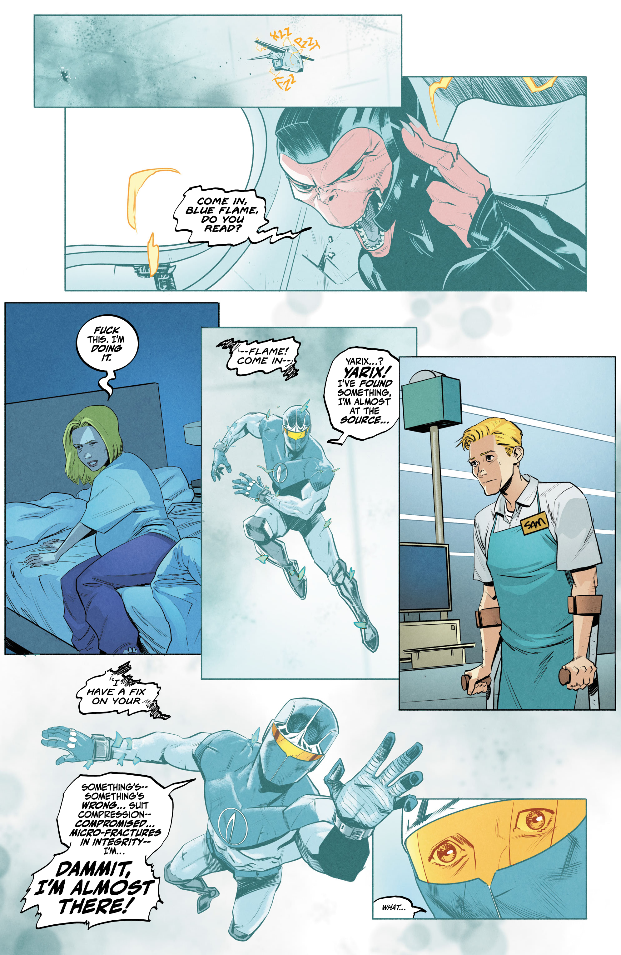 Read online The Blue Flame comic -  Issue #8 - 21