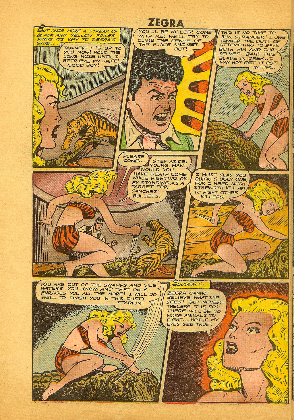 Read online Zegra, Jungle Empress comic -  Issue #4 - 10