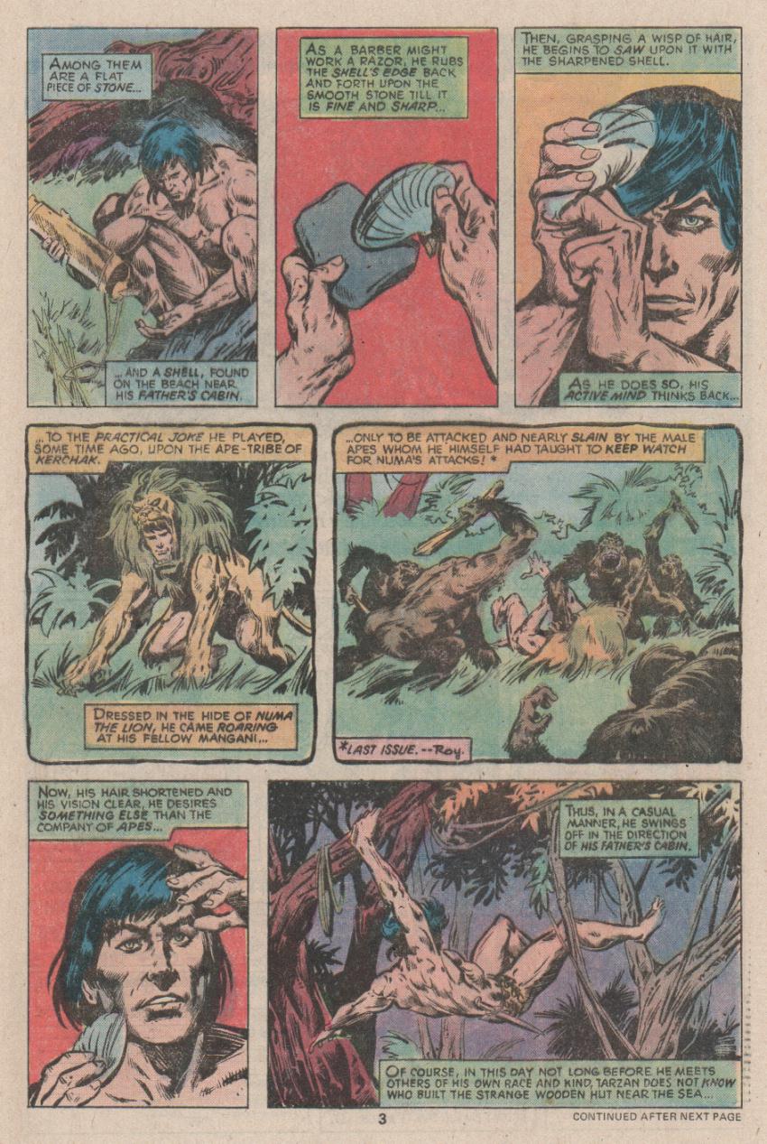 Read online Tarzan (1977) comic -  Issue #13 - 4