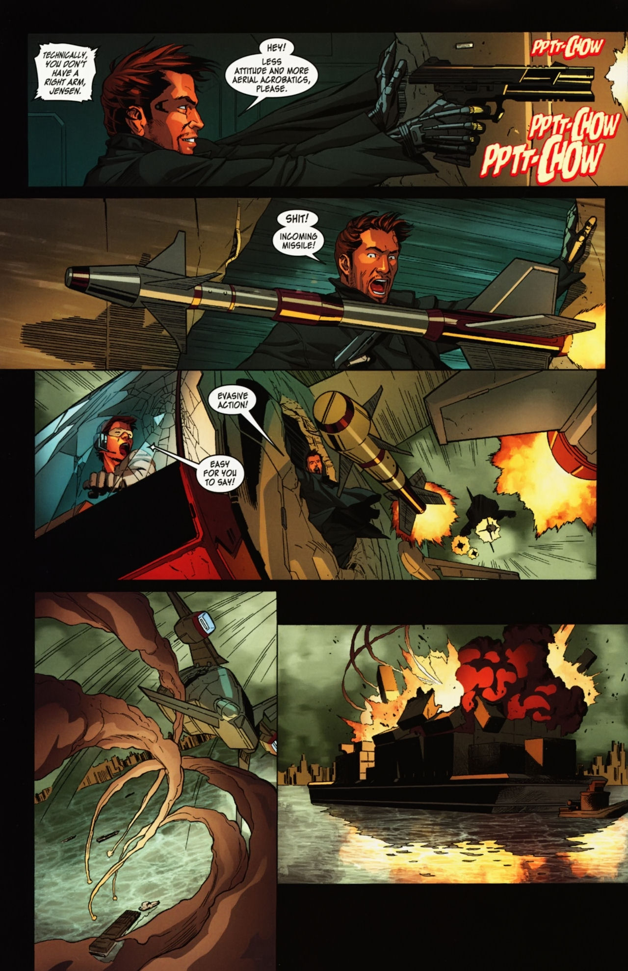 Read online Deus Ex comic -  Issue #6 - 4